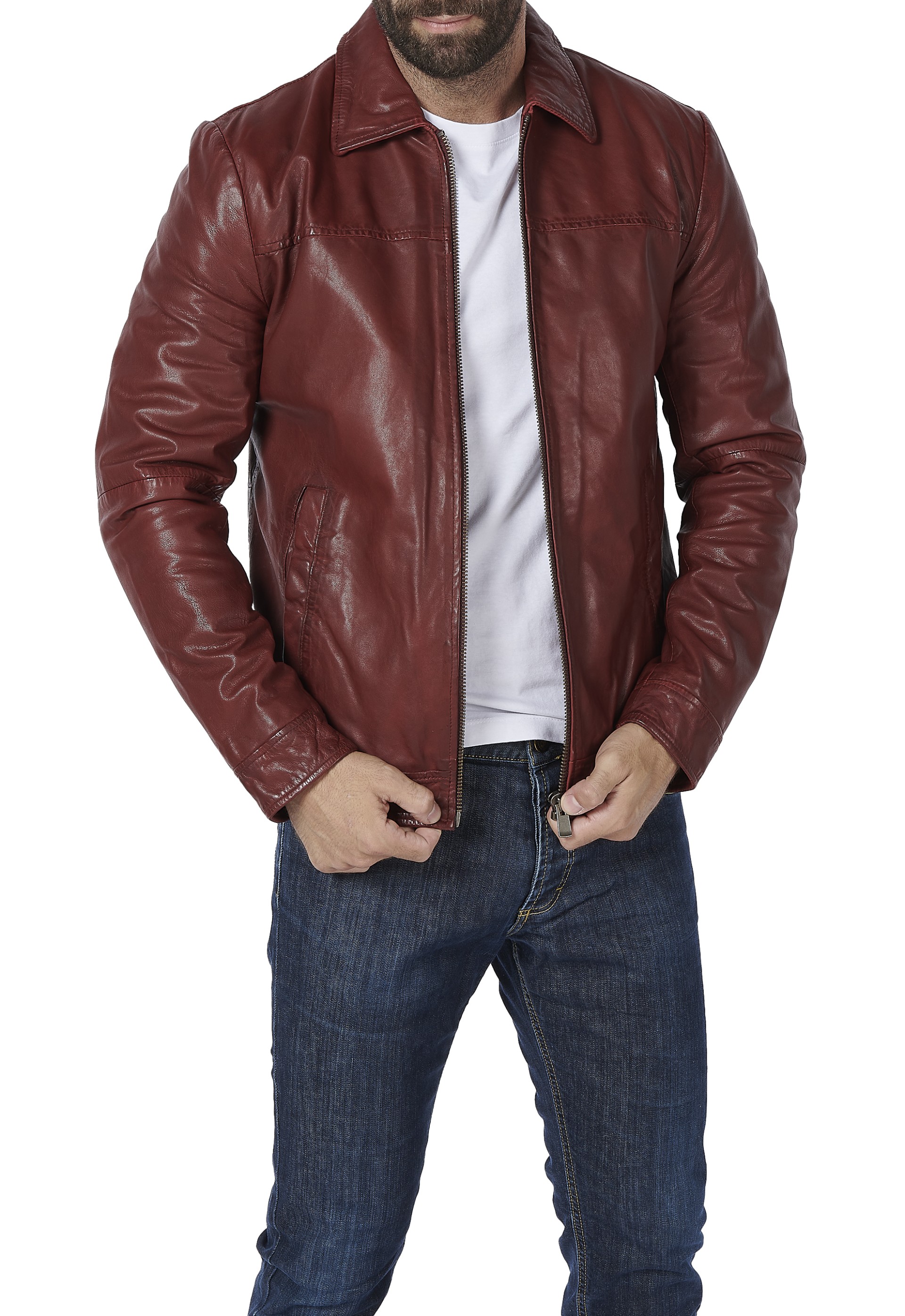 Blusão em pele Gael