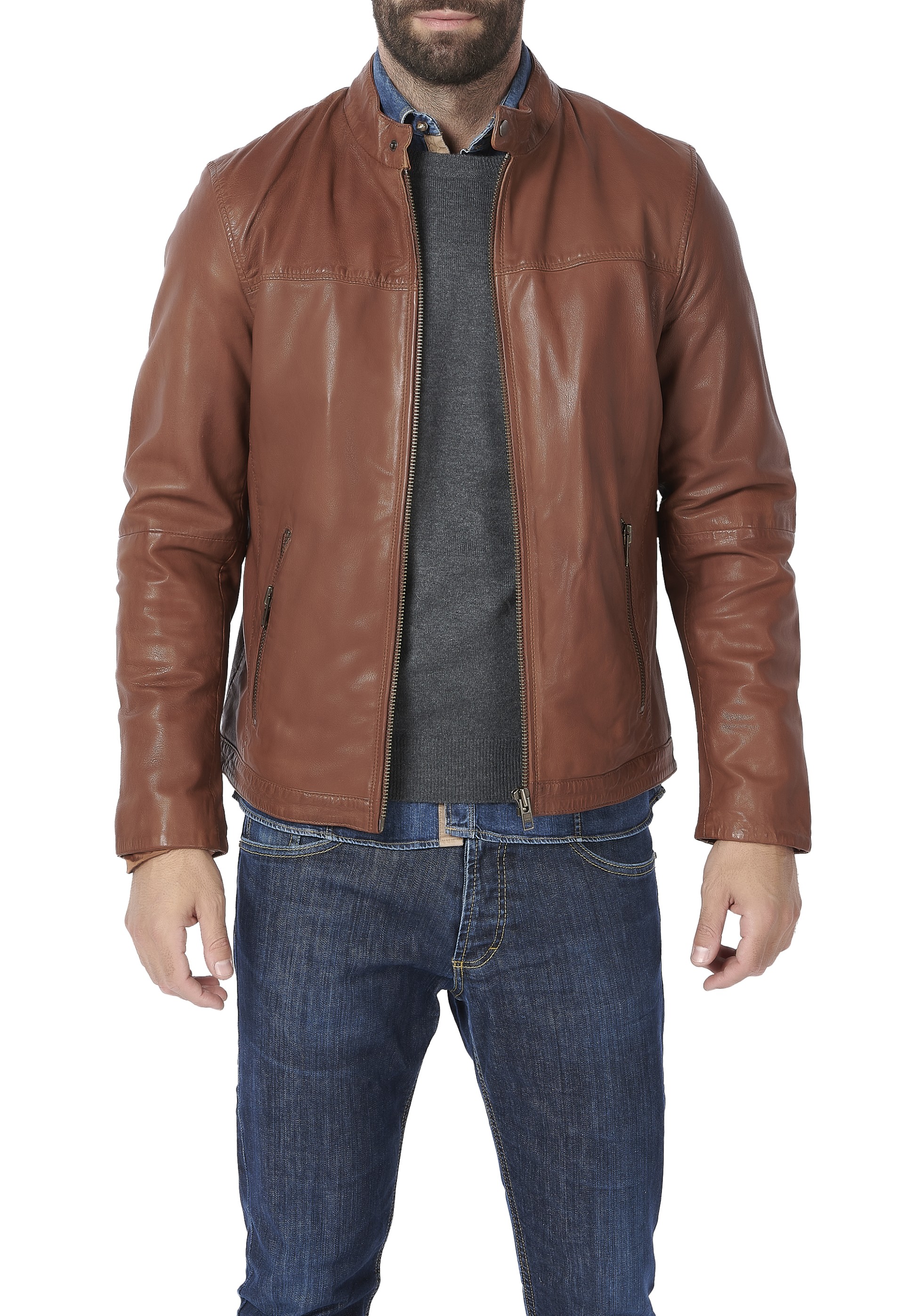 Blusão de pele Tiago