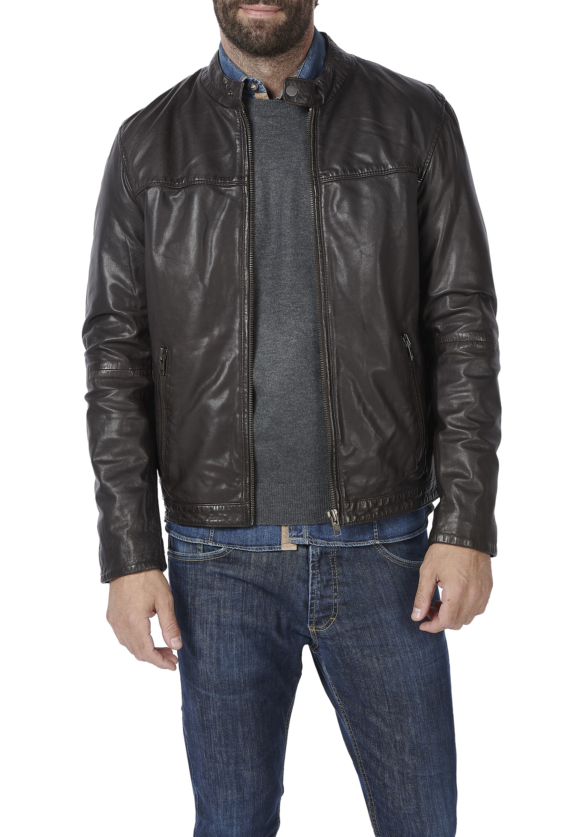 Blusão de pele Tiago