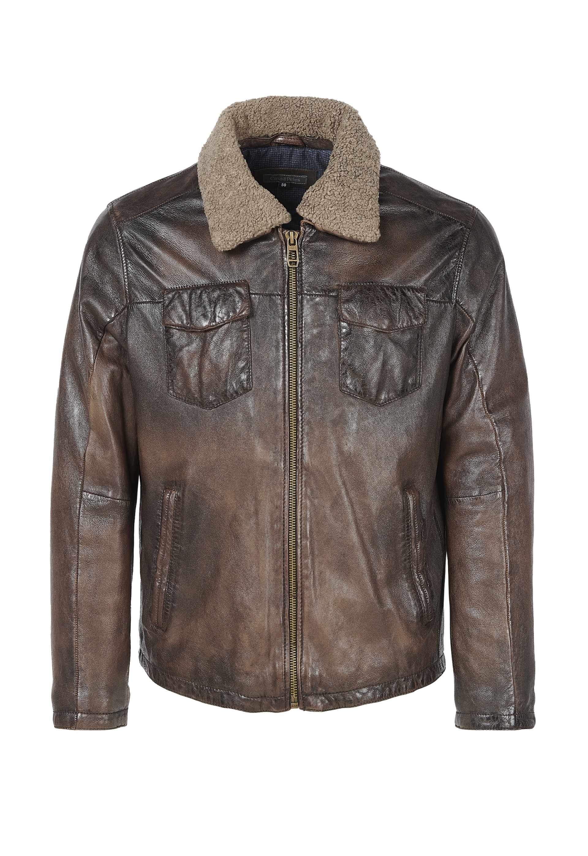 Blusão em pele Vitorino