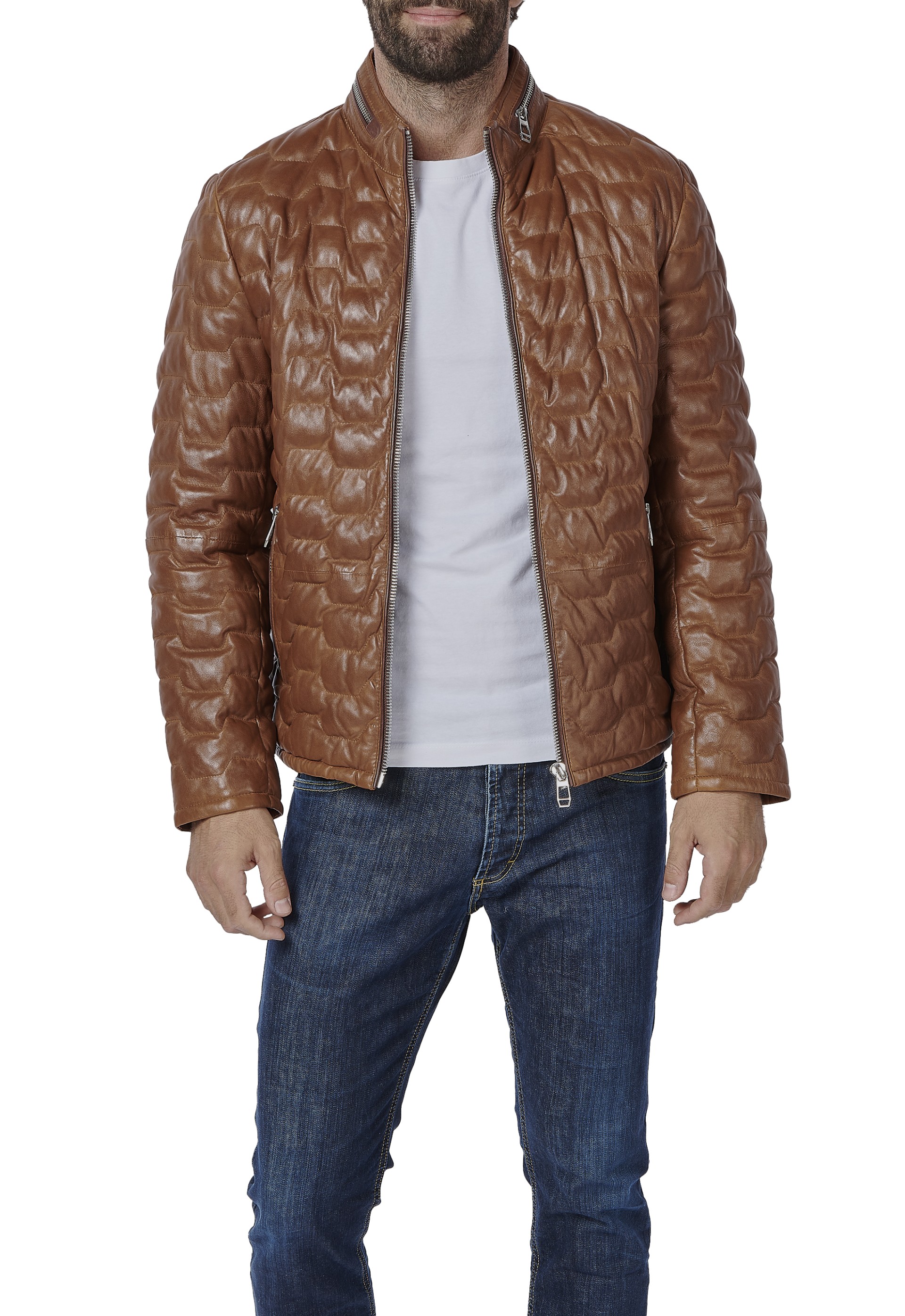 Blusão em pele Tom