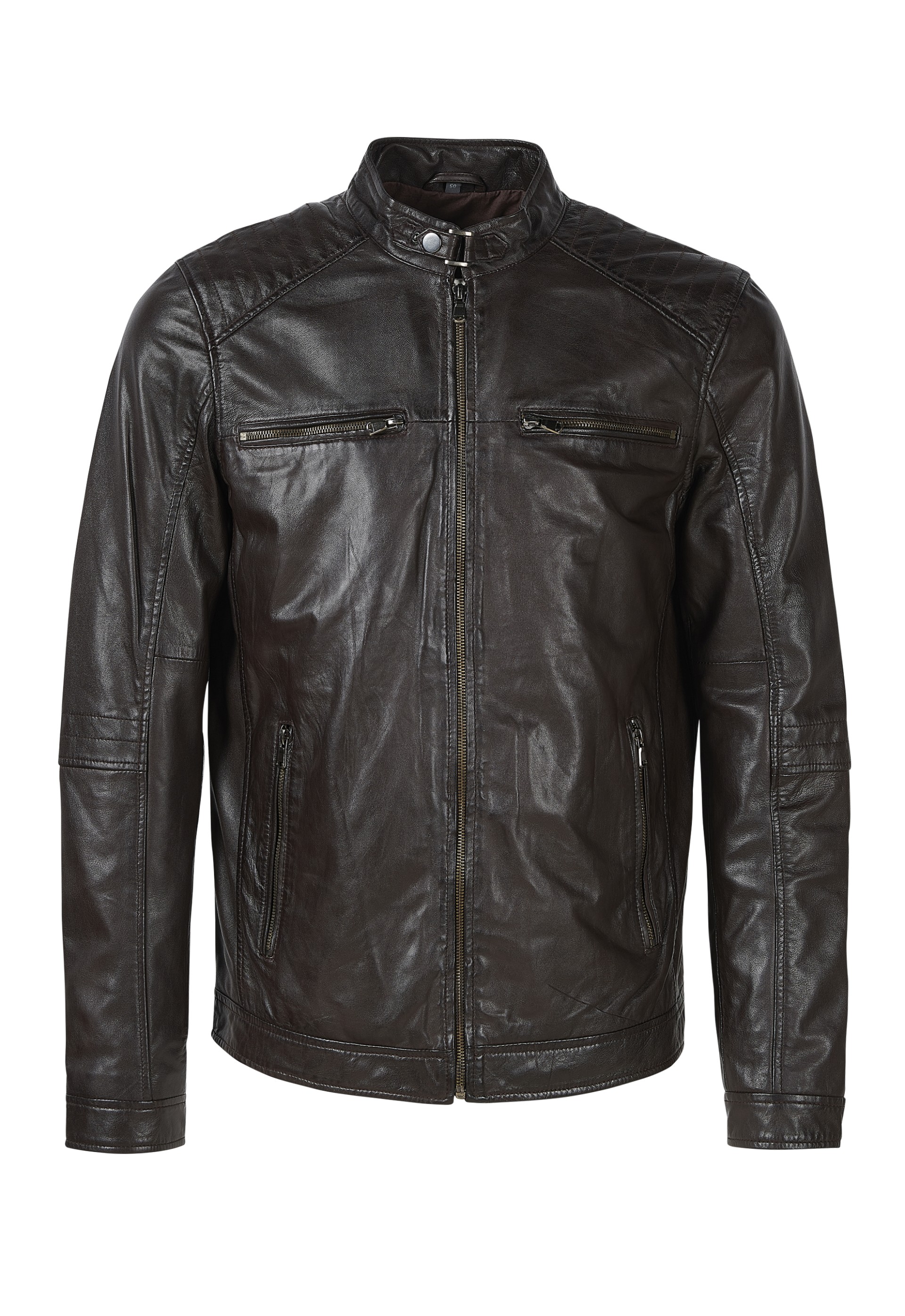 Blusão em pele Leandro