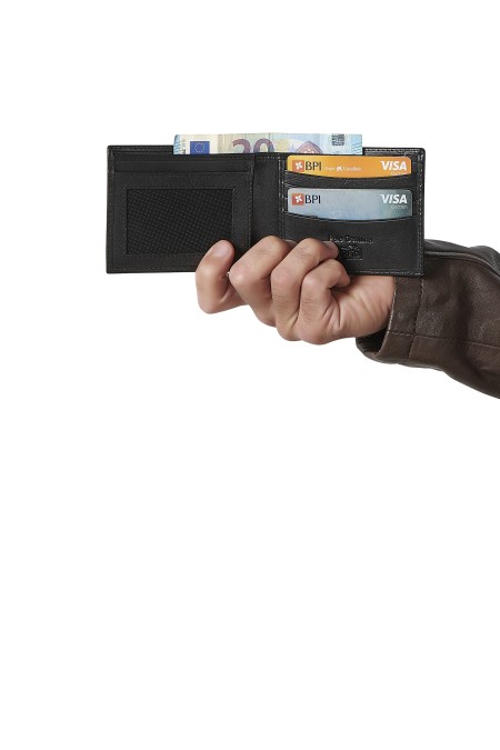 Carteira em pele 606