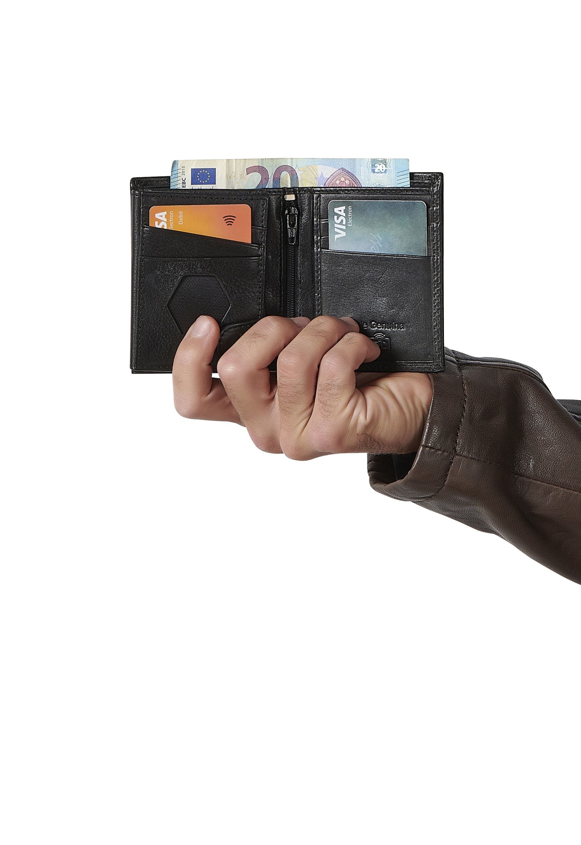 Carteira em pele 0608