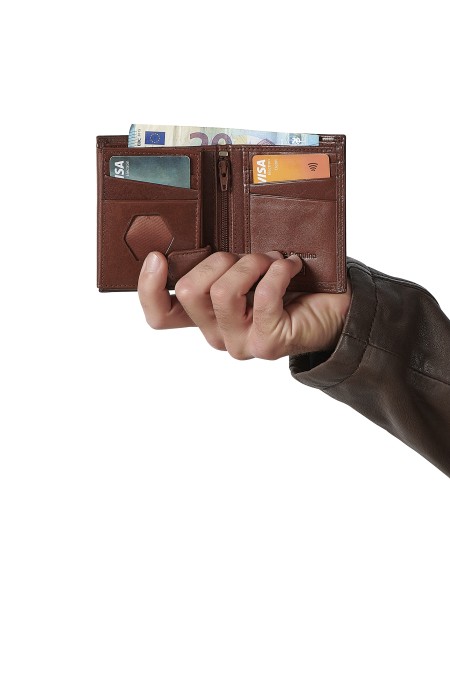 Carteira em pele 0608 Carteira em pele 0608