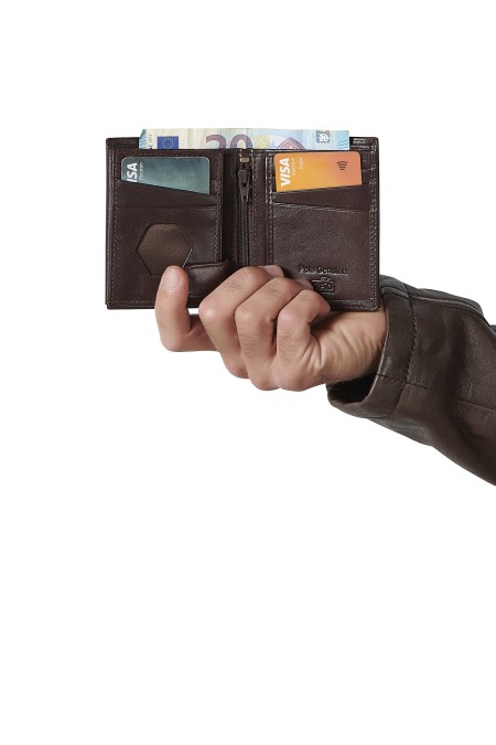 Carteira em pele 0608