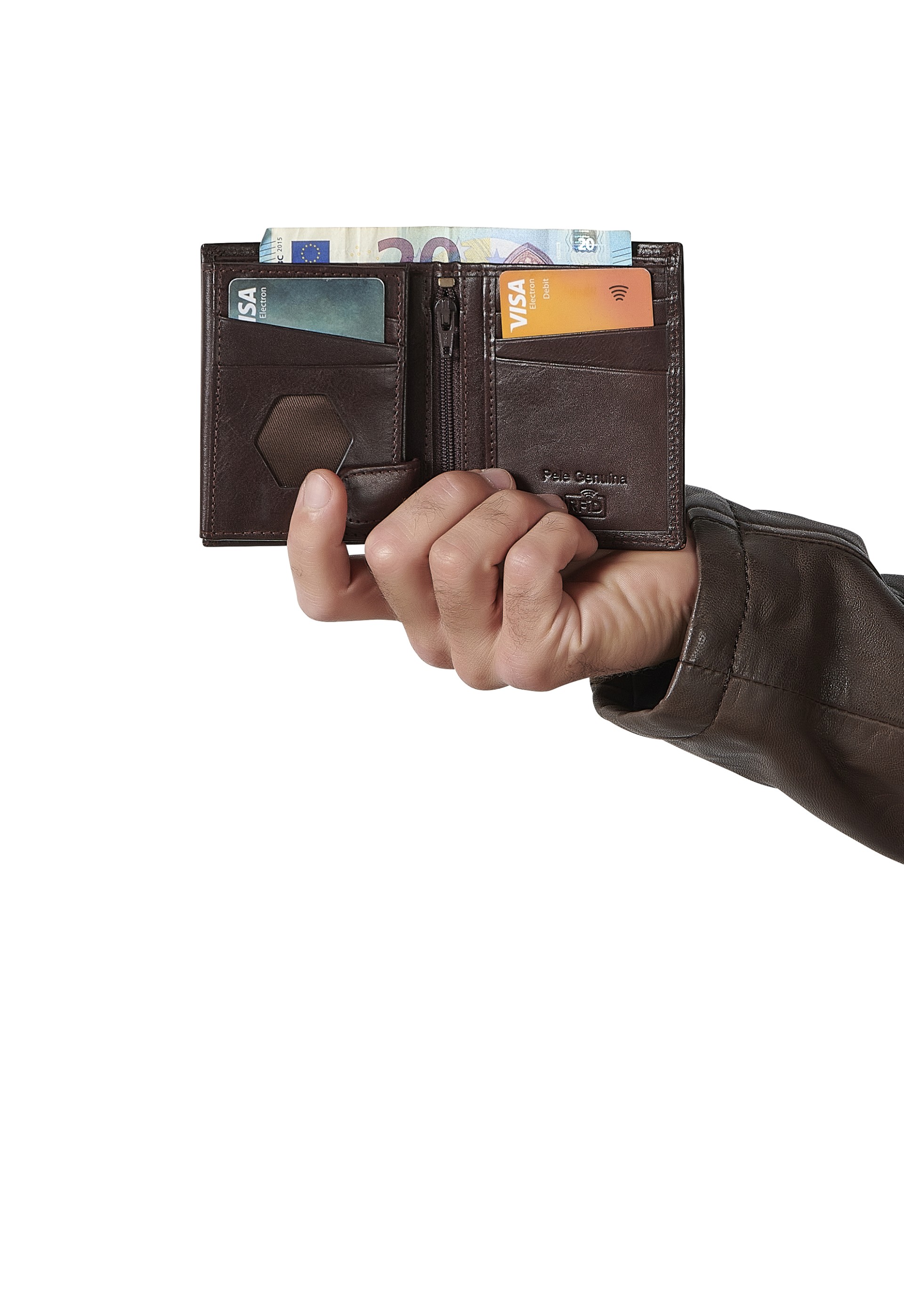 Carteira em pele 0608