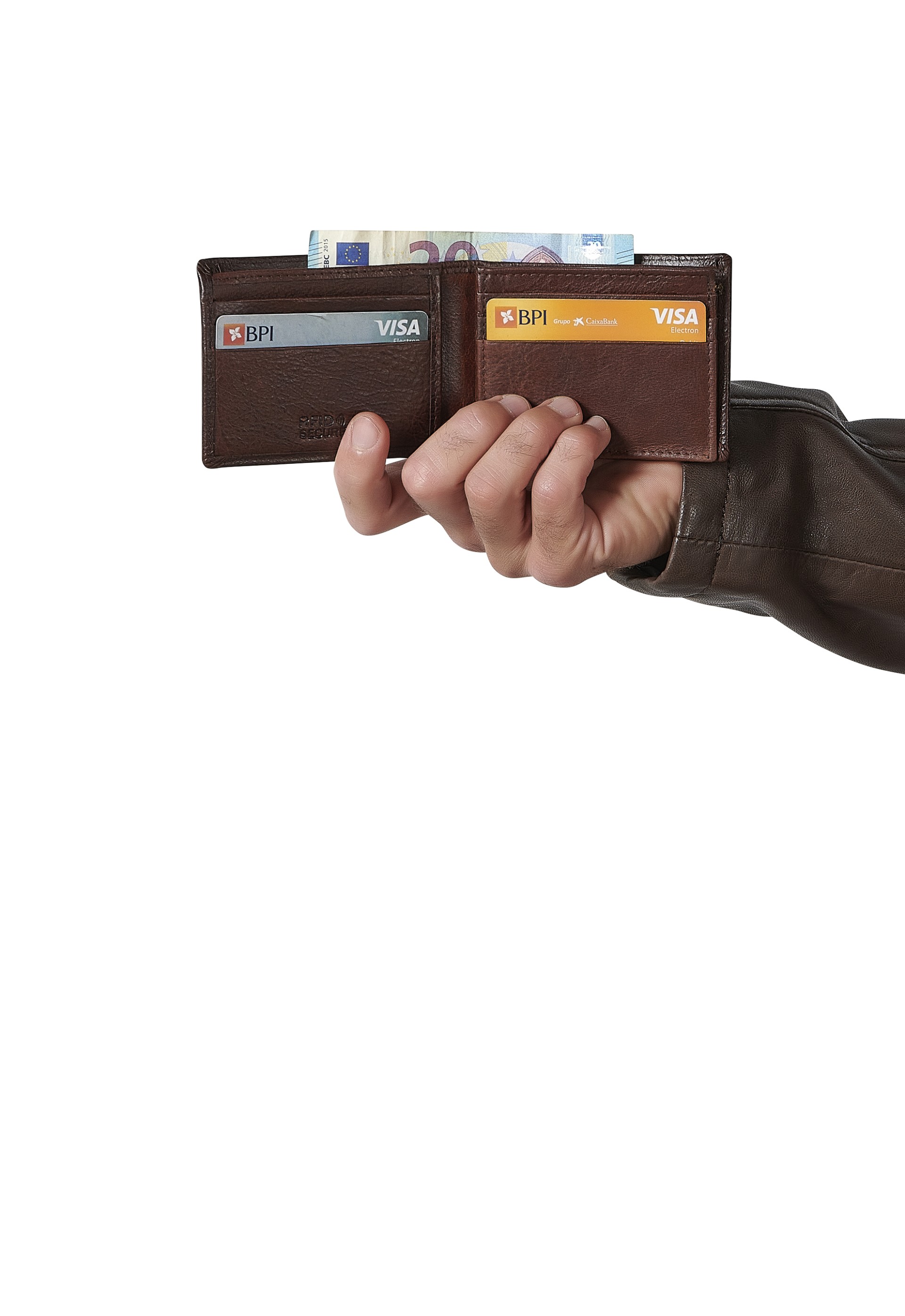 Carteira em pele 8027