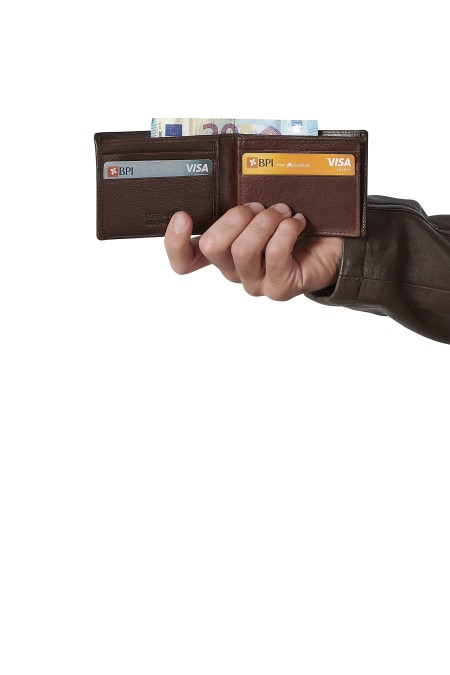 Carteira em pele 8027