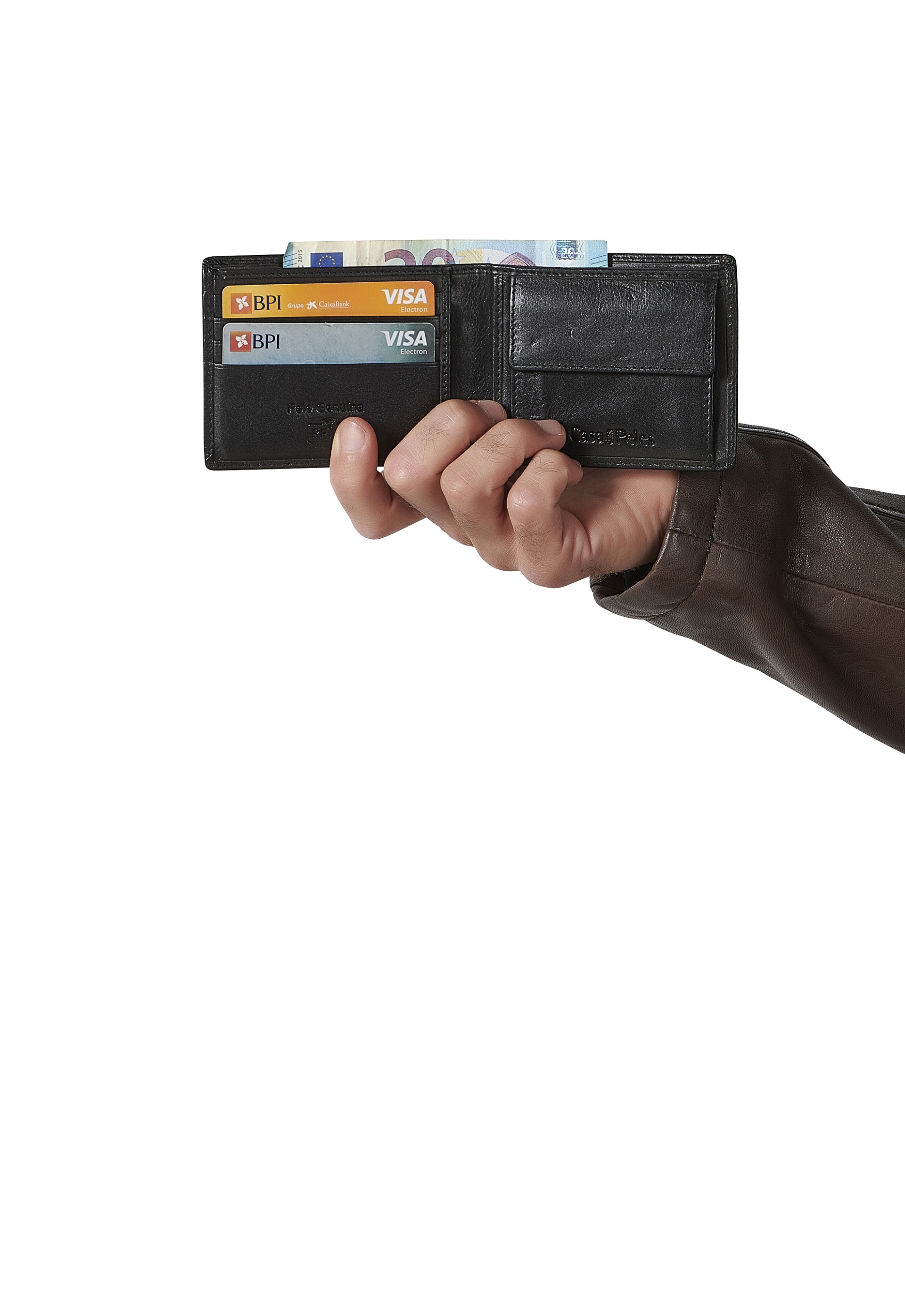 Carteira em pele 0601