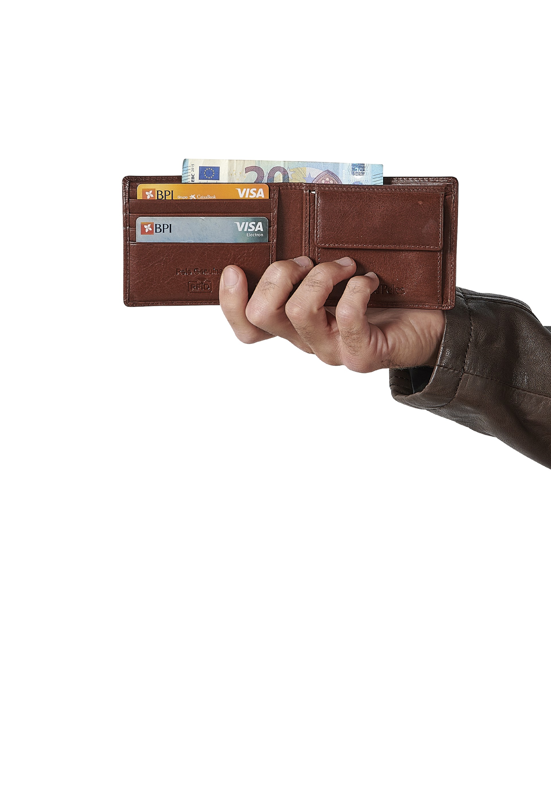 Carteira em pele 0601