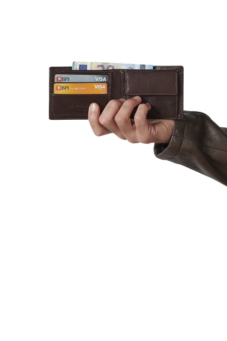 Carteira em pele 0601