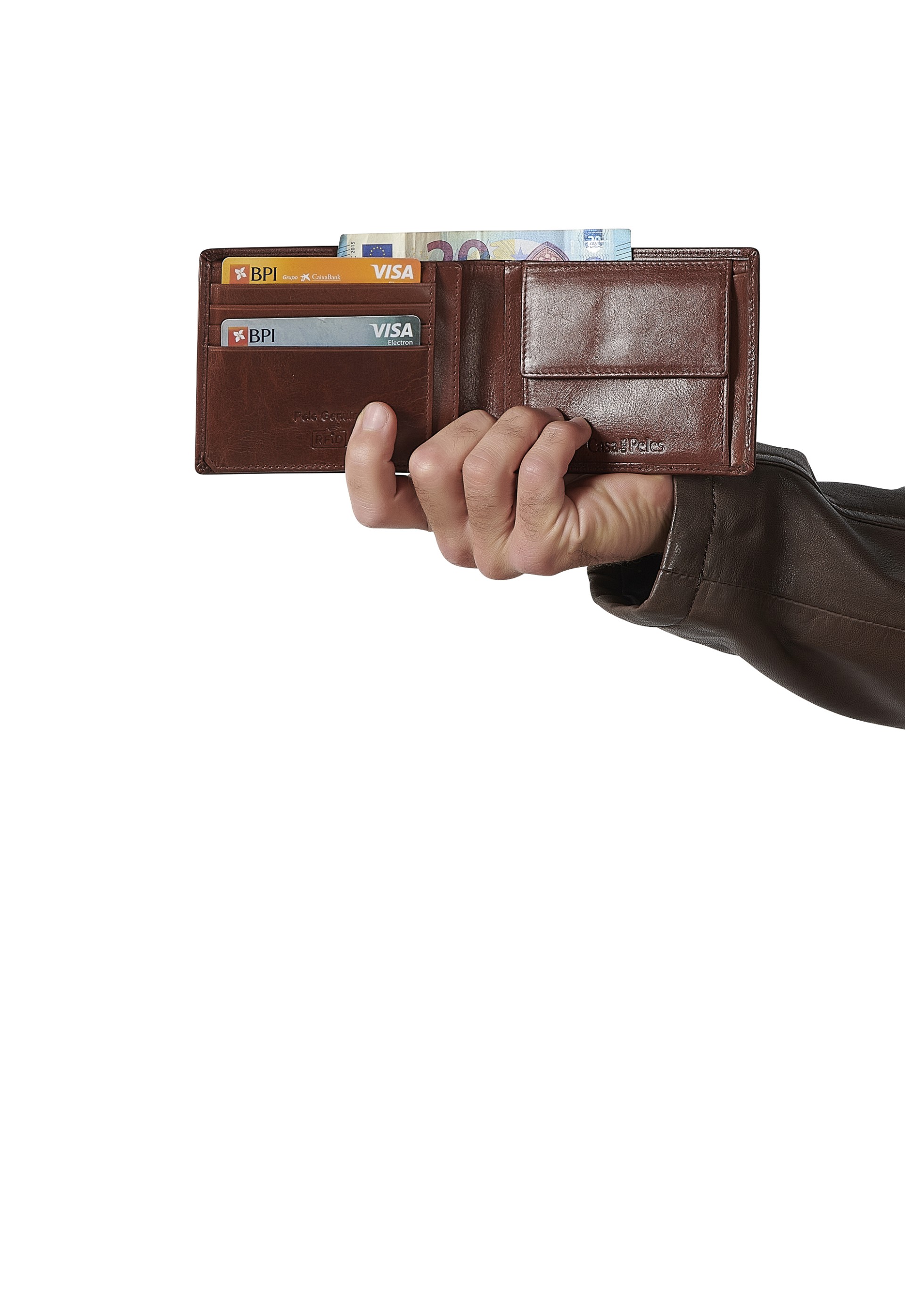 Carteira em pele 0602