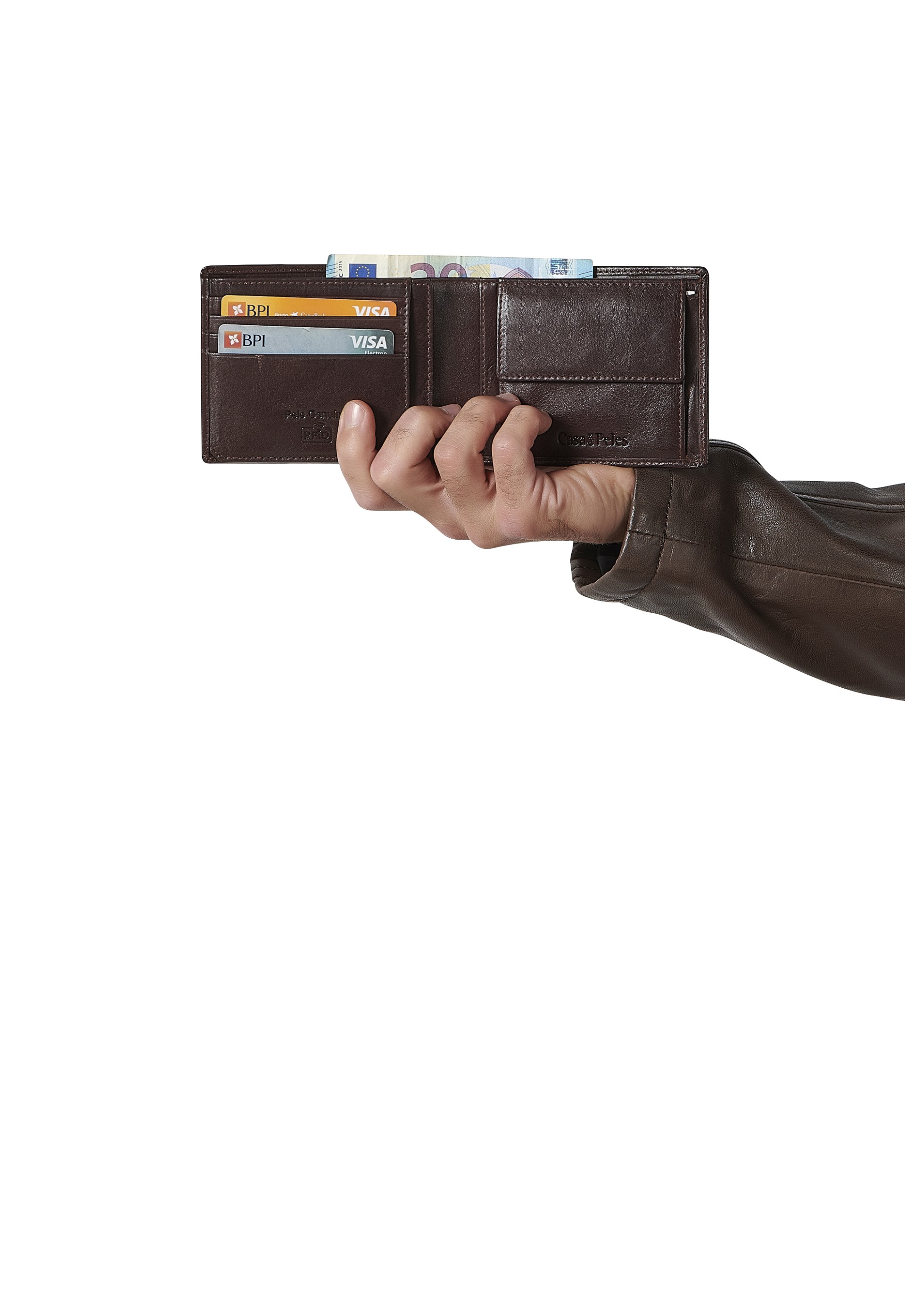 Carteira em pele 0602