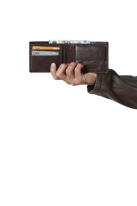 Carteira em pele 0602