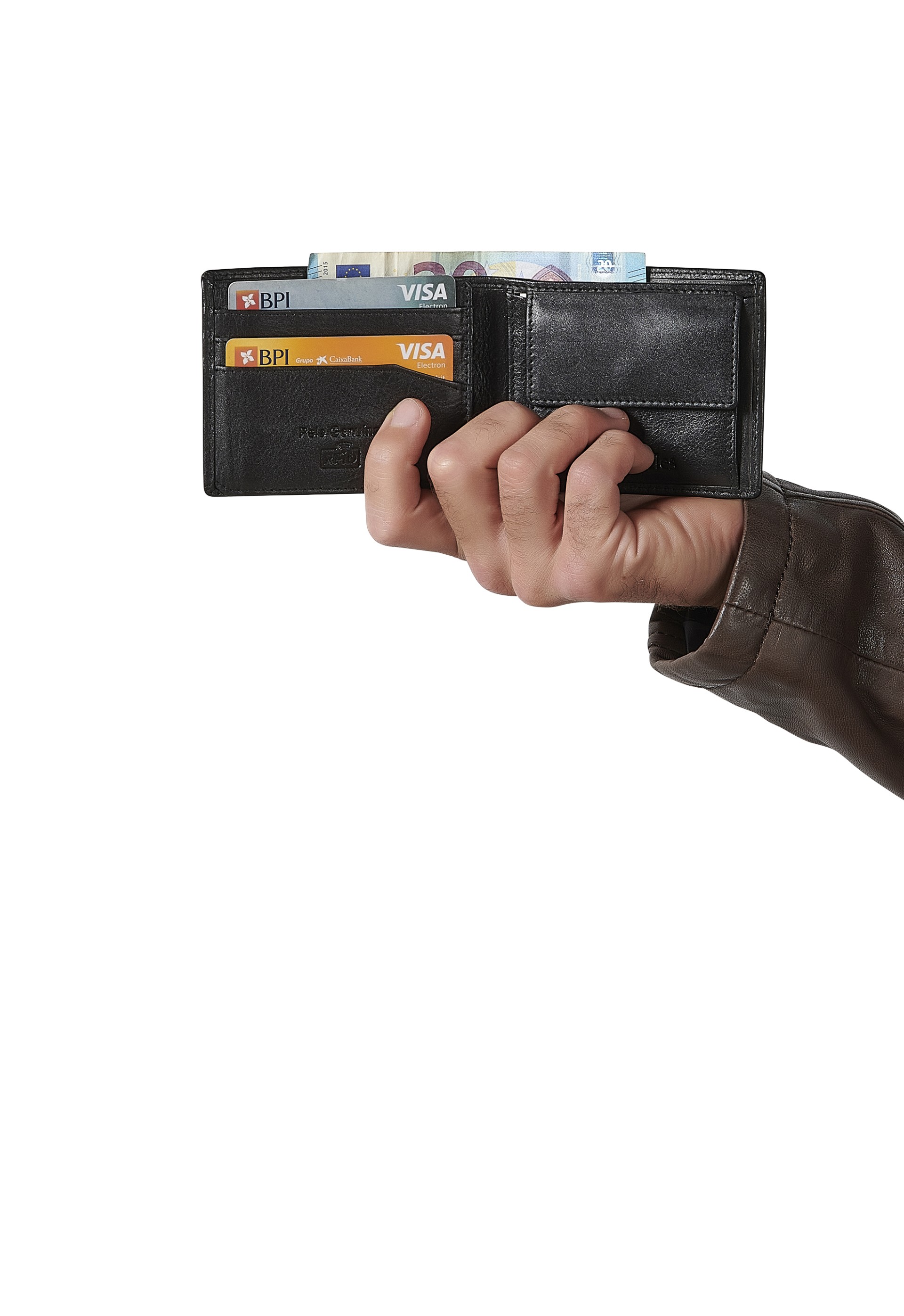 Carteira em pele 0603