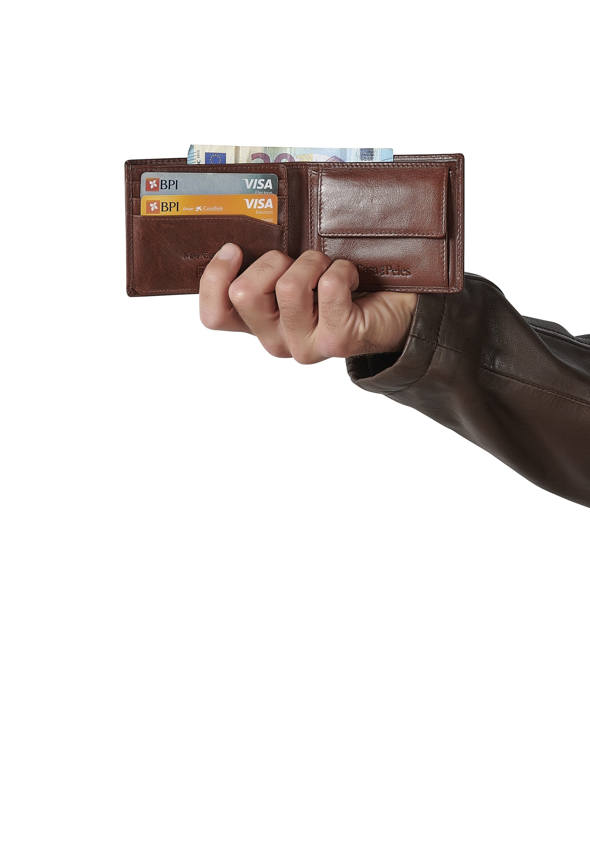 Carteira em pele 0603