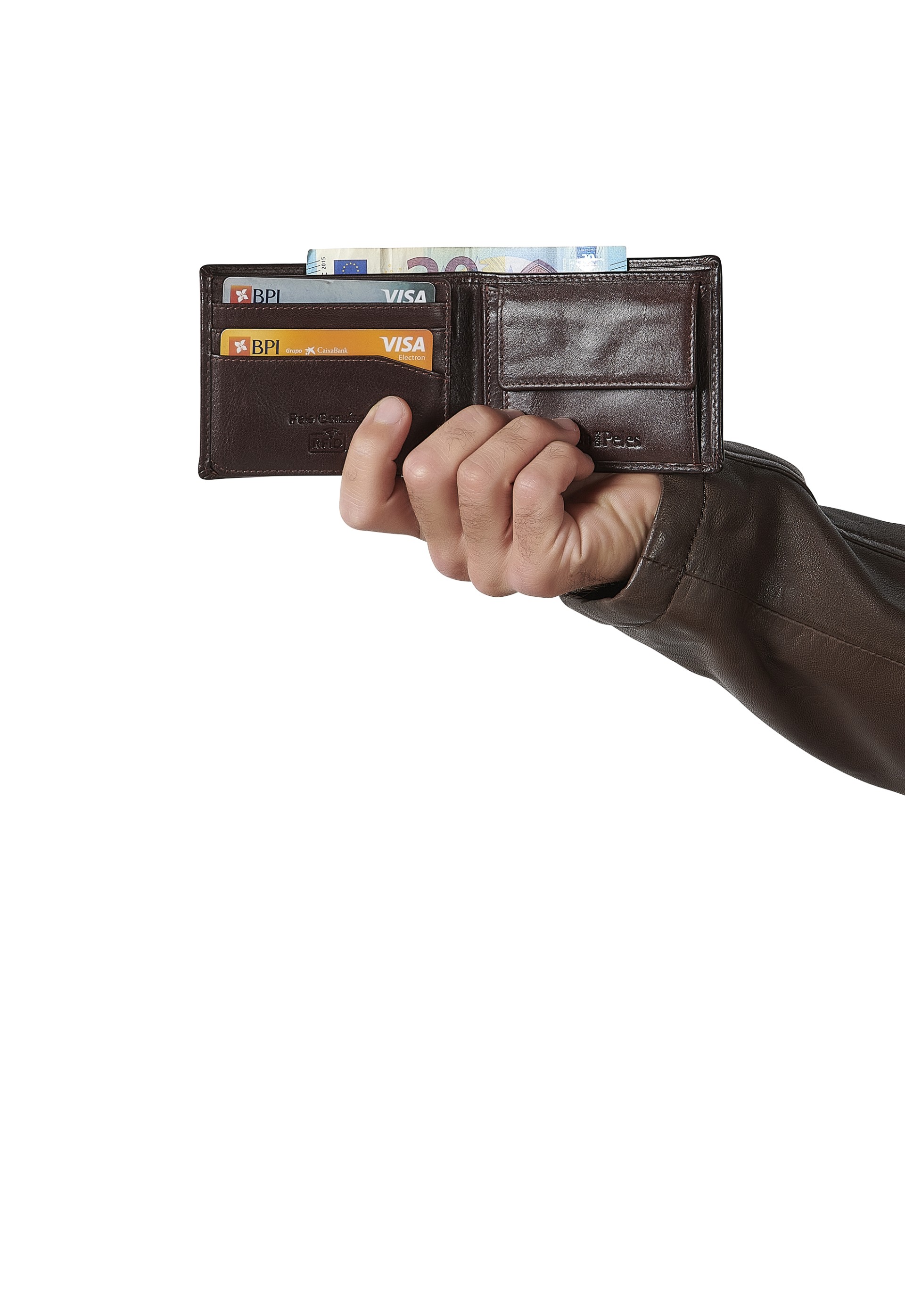 Carteira em pele 0603