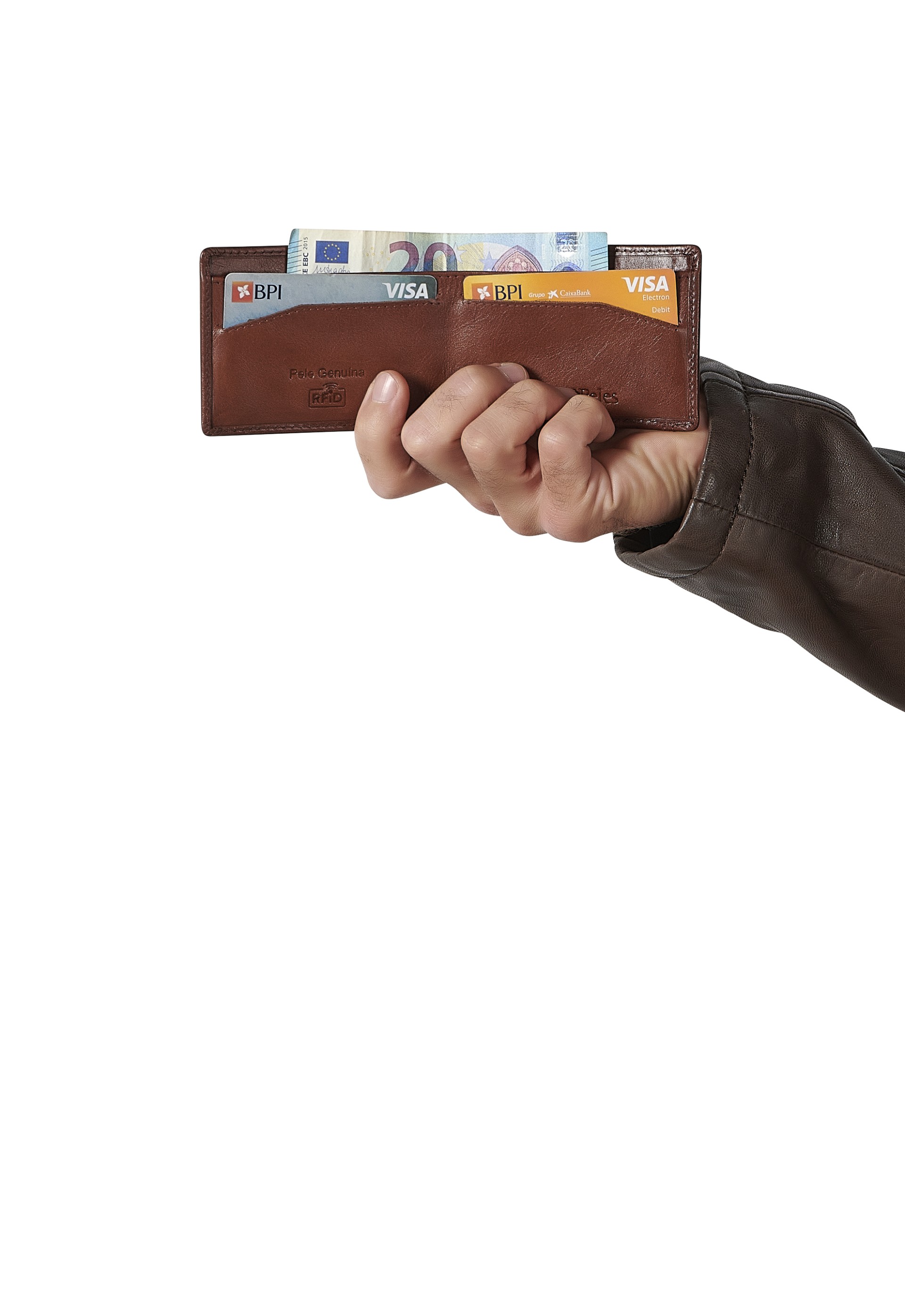 Carteira em pele 0604