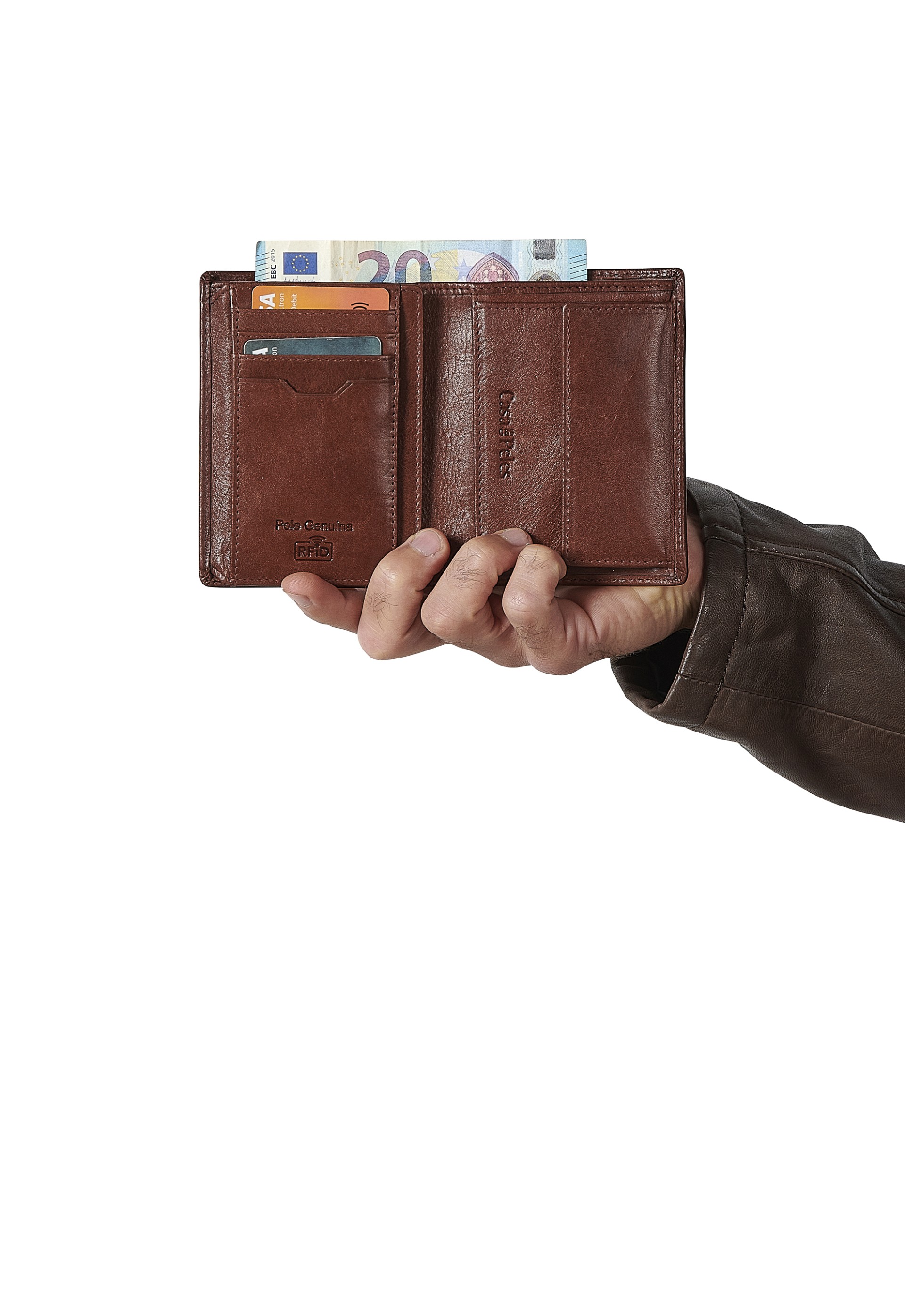 Carteira em pele 0607