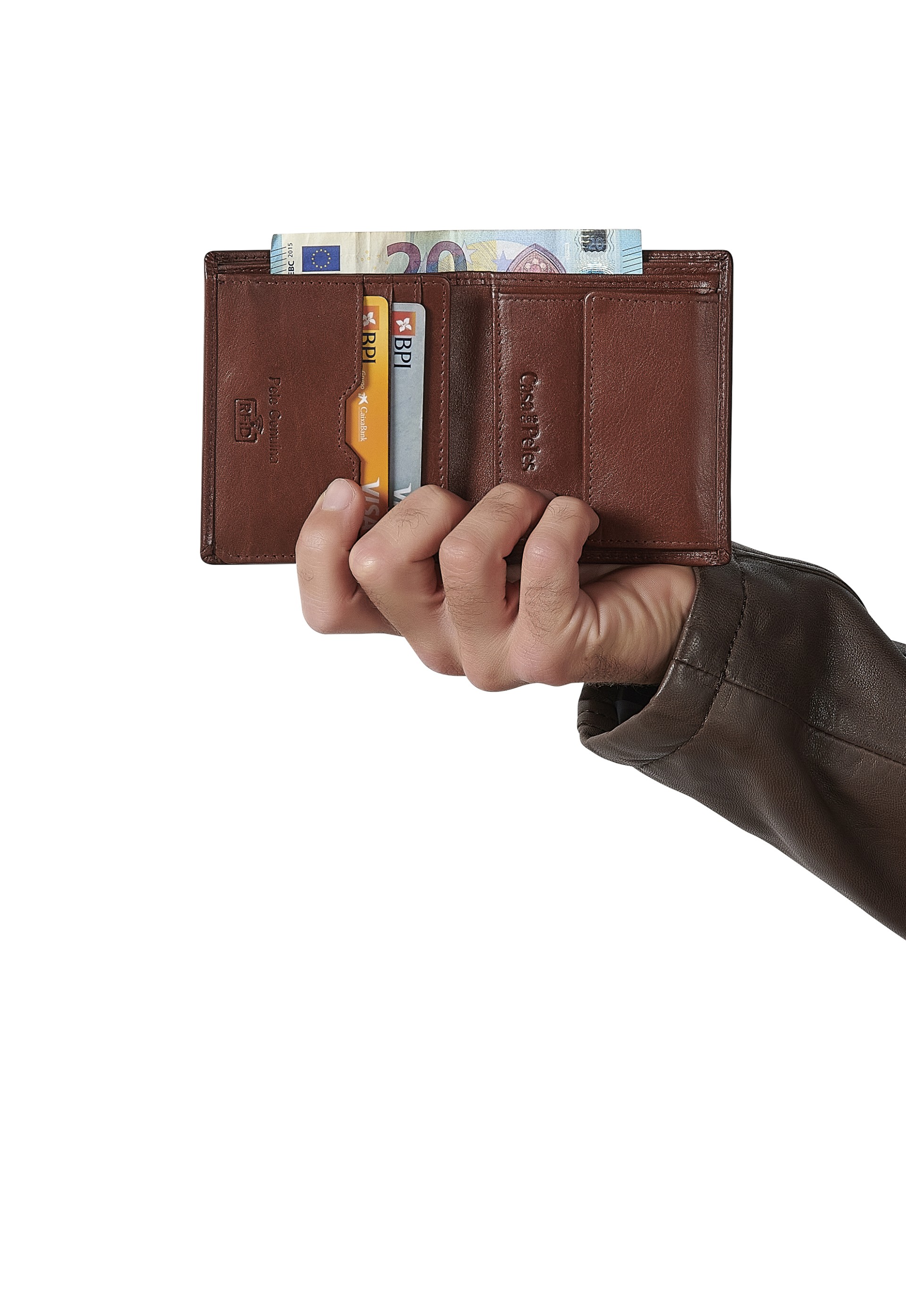 Carteira em pele 0609