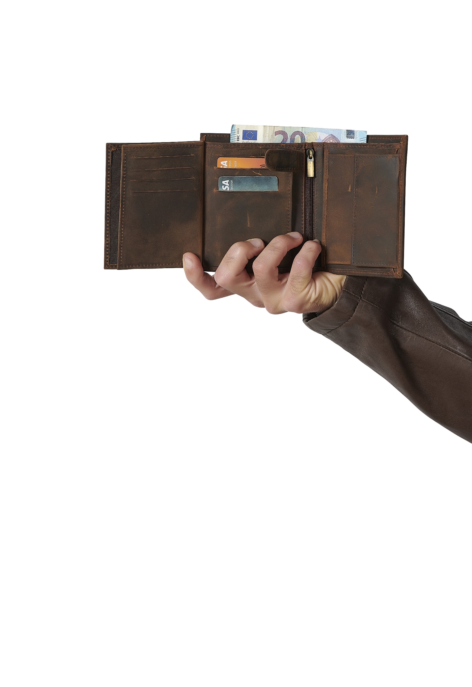 Carteira em pele 8020