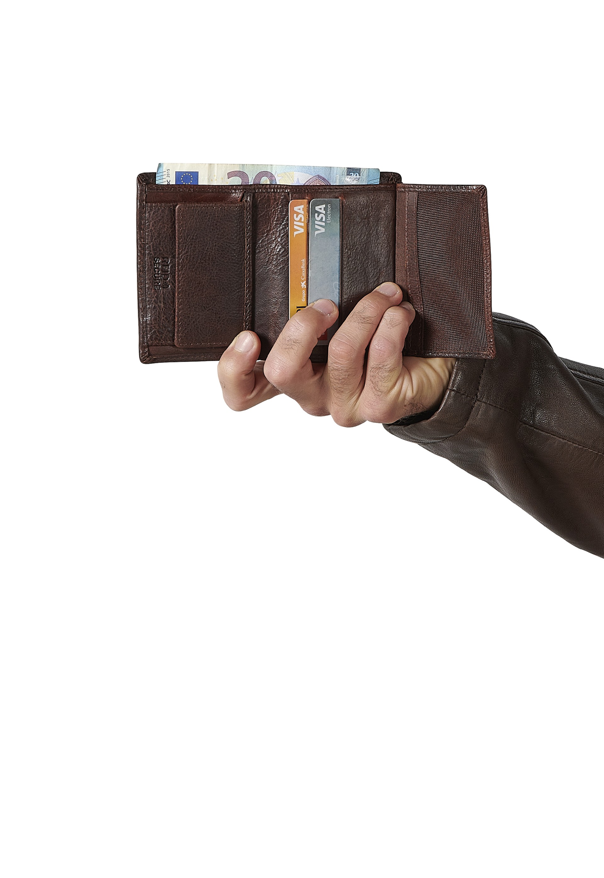 Carteira em pele 8025