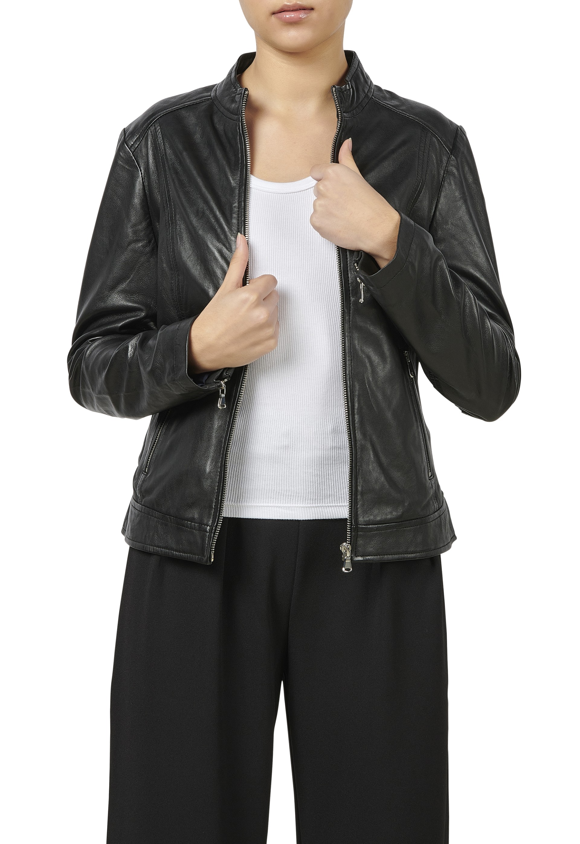 Blusão em pele Carolina