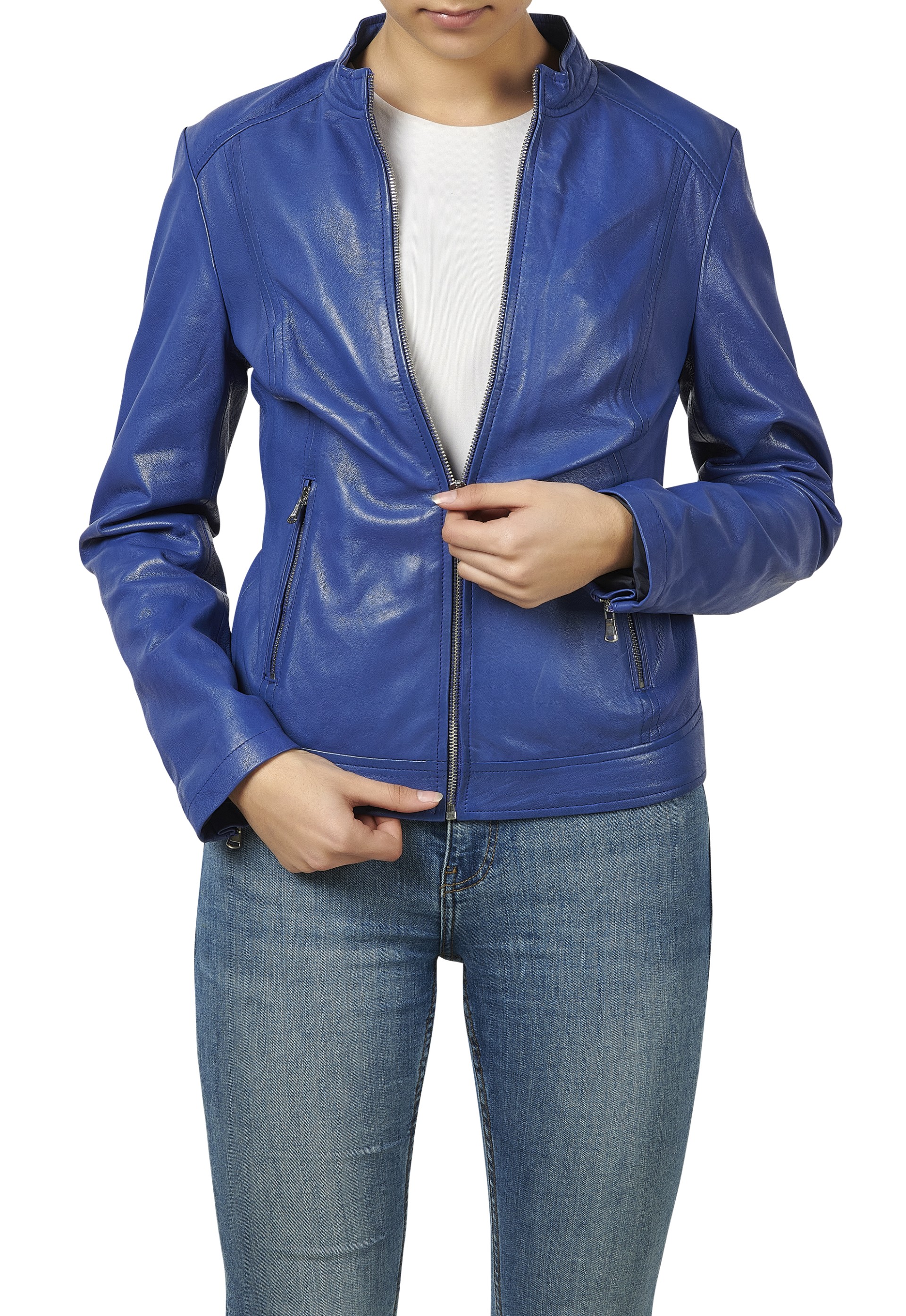 Blusão em pele Carolina