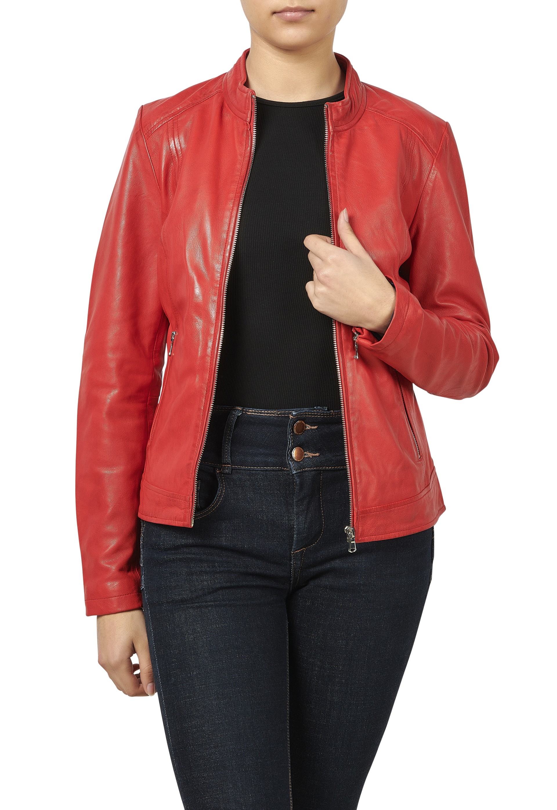 Blusão em pele Carolina