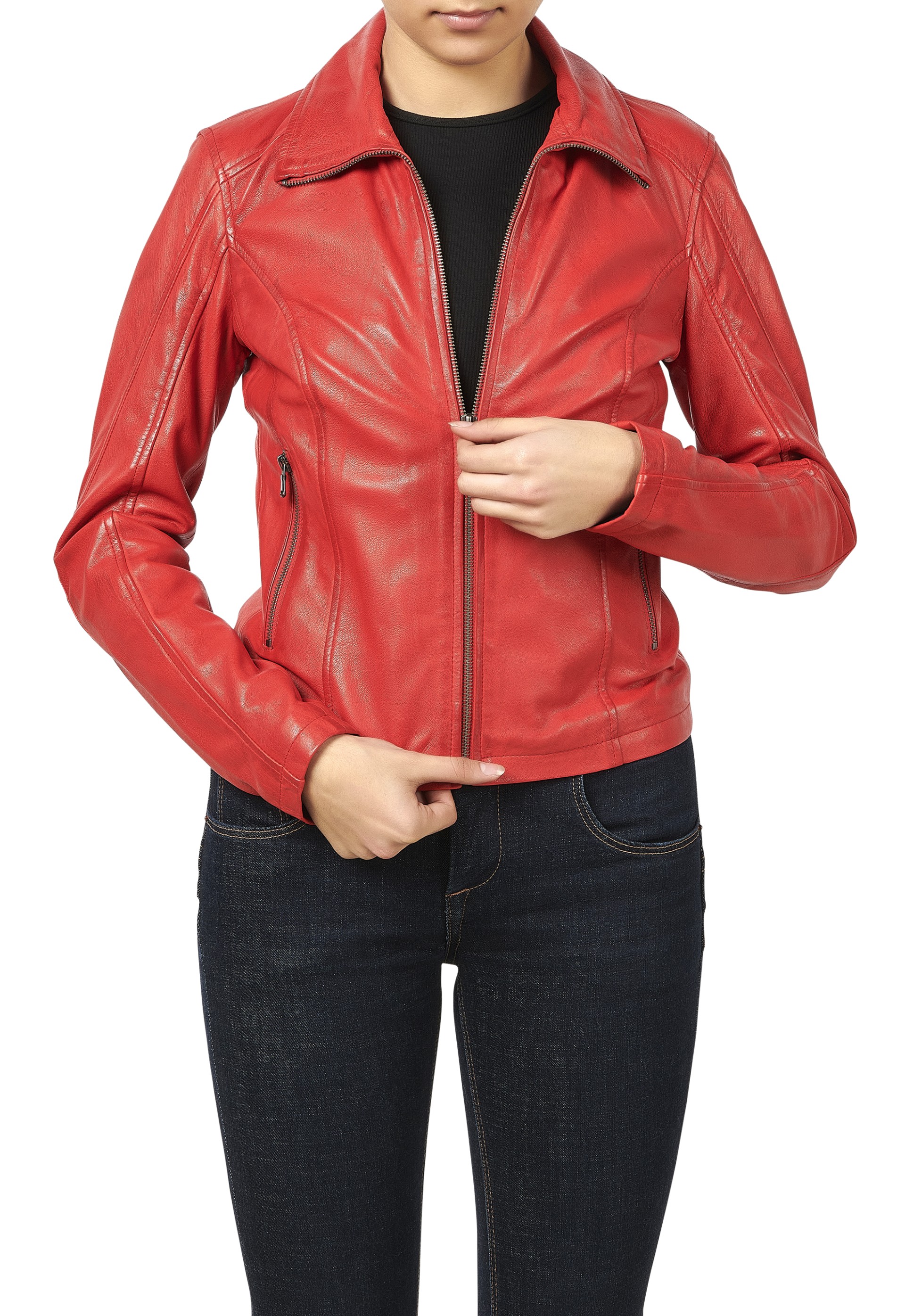 Blusão em pele Marisa