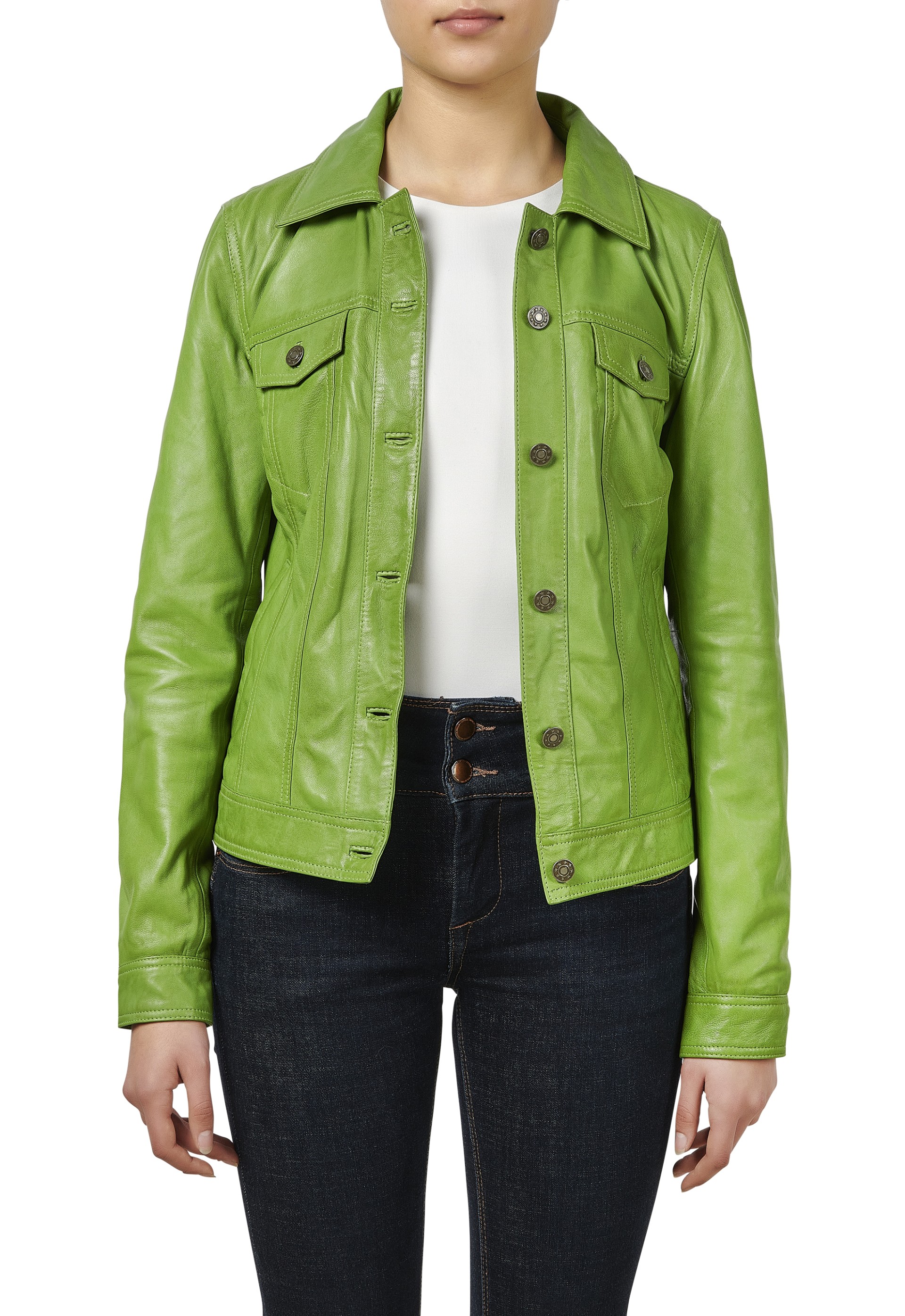 Blusão em pele Aurora