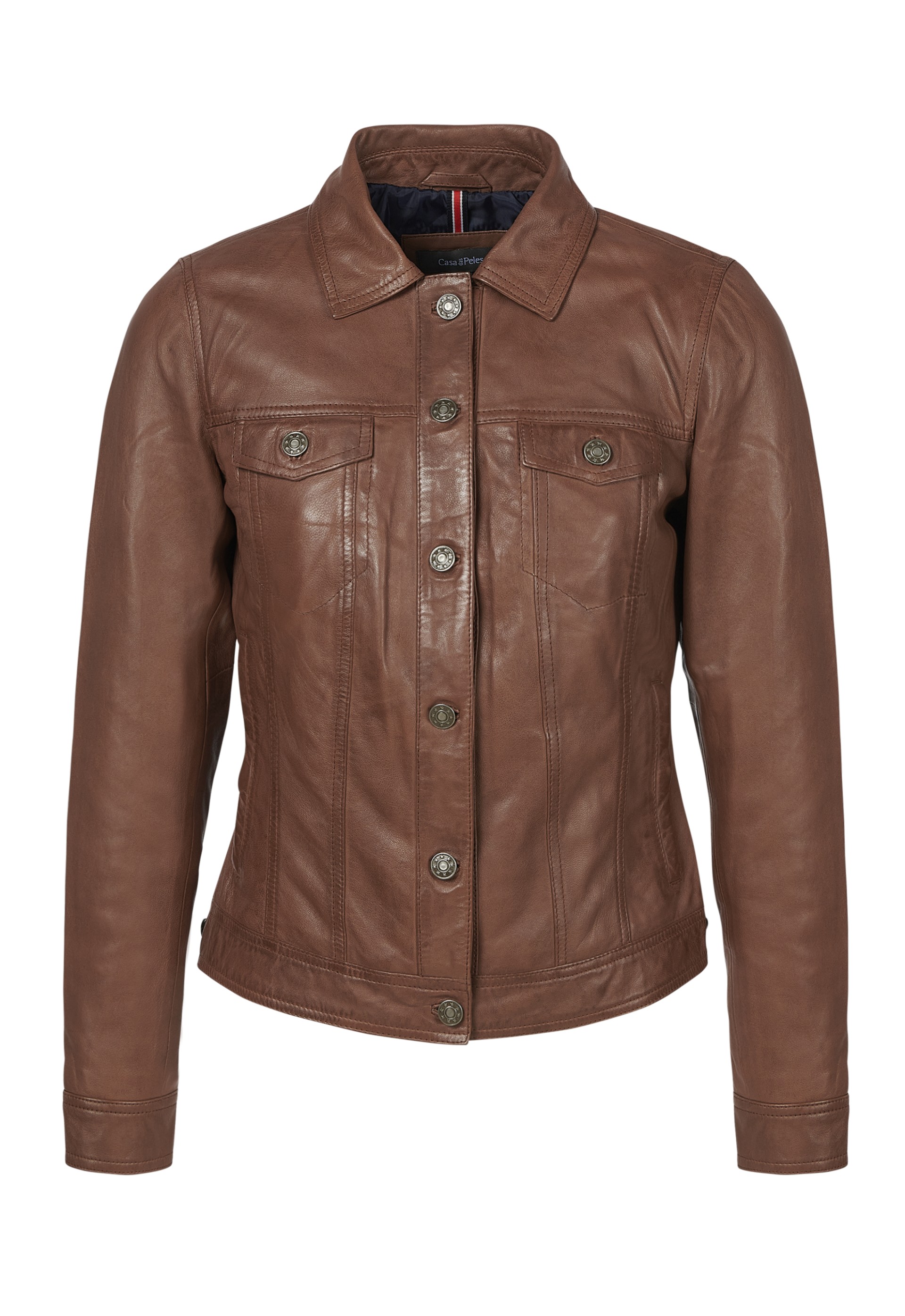 Blusão em pele Aurora