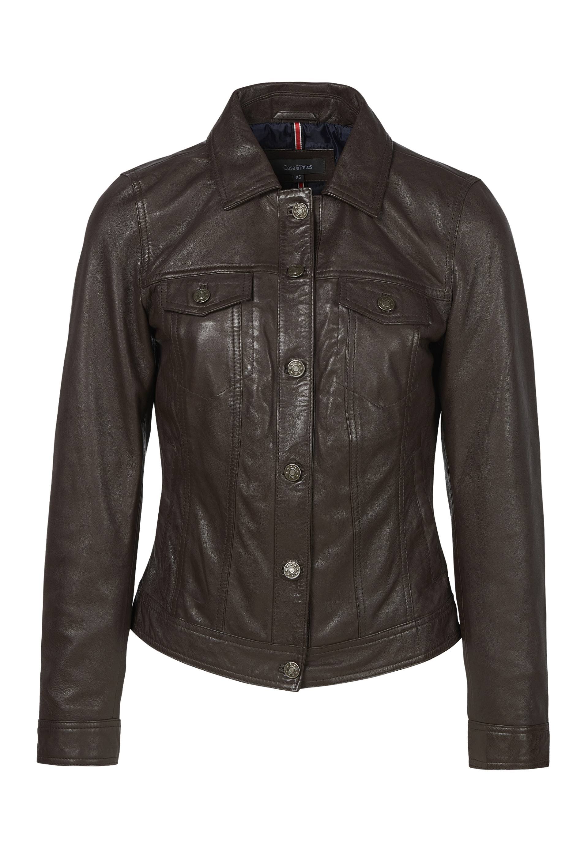 Blusão em pele Aurora