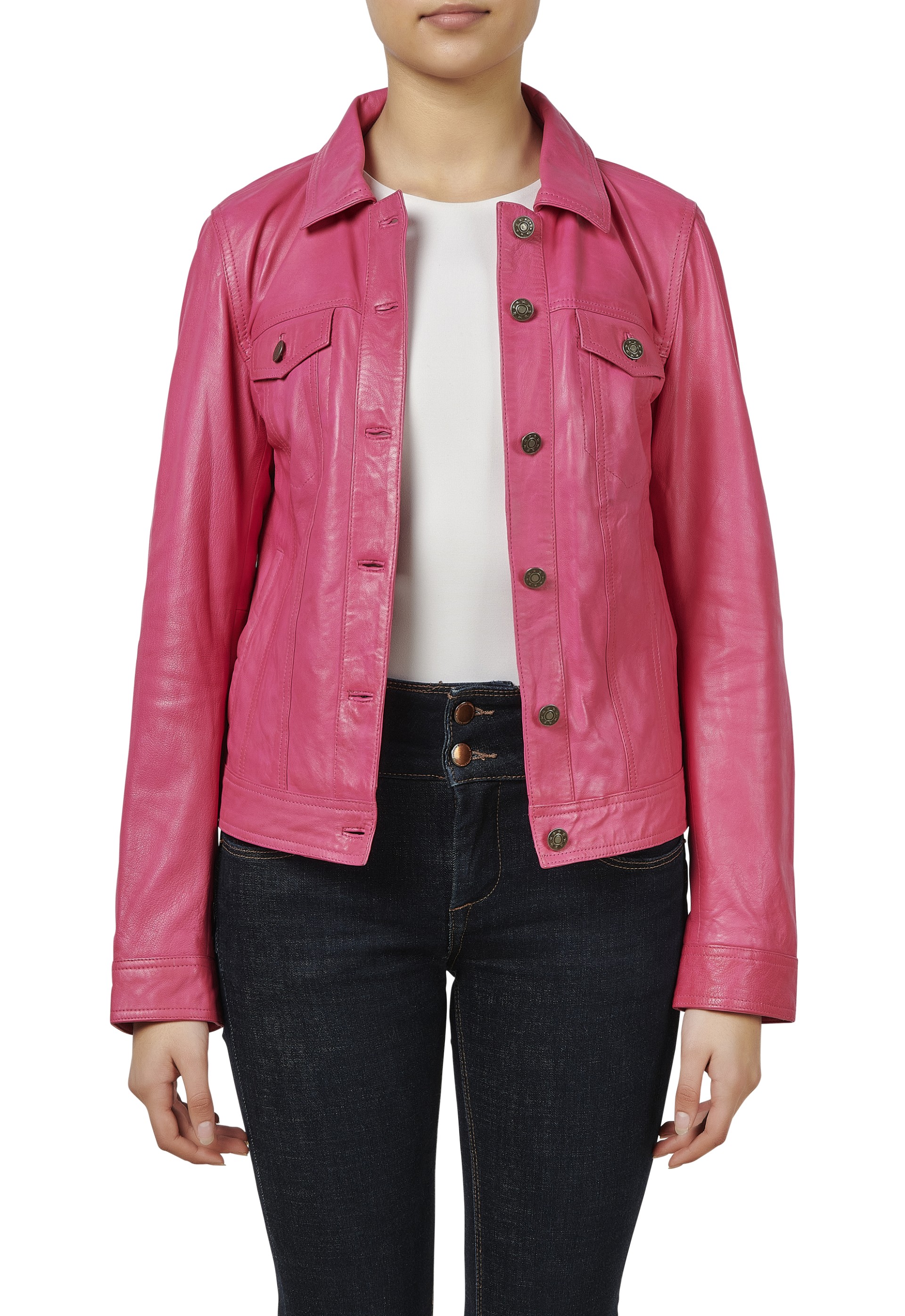 Blusão em pele Aurora