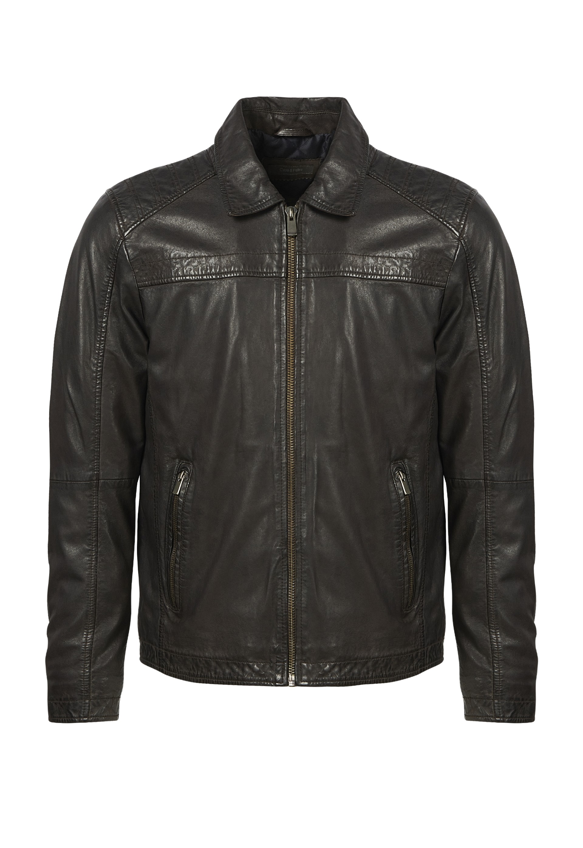 Blusão em pele Leonel