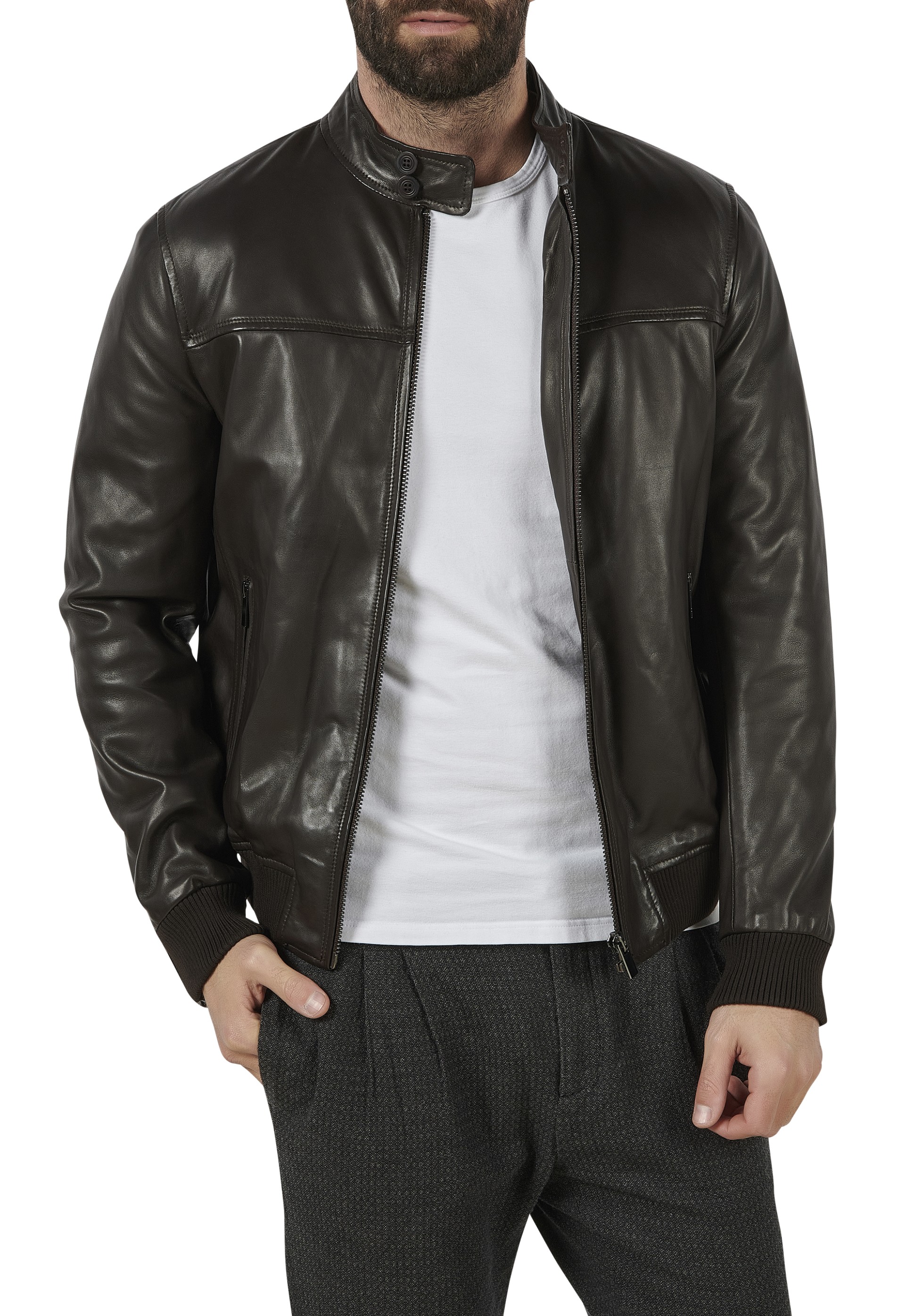 Blusão em pele Henrique