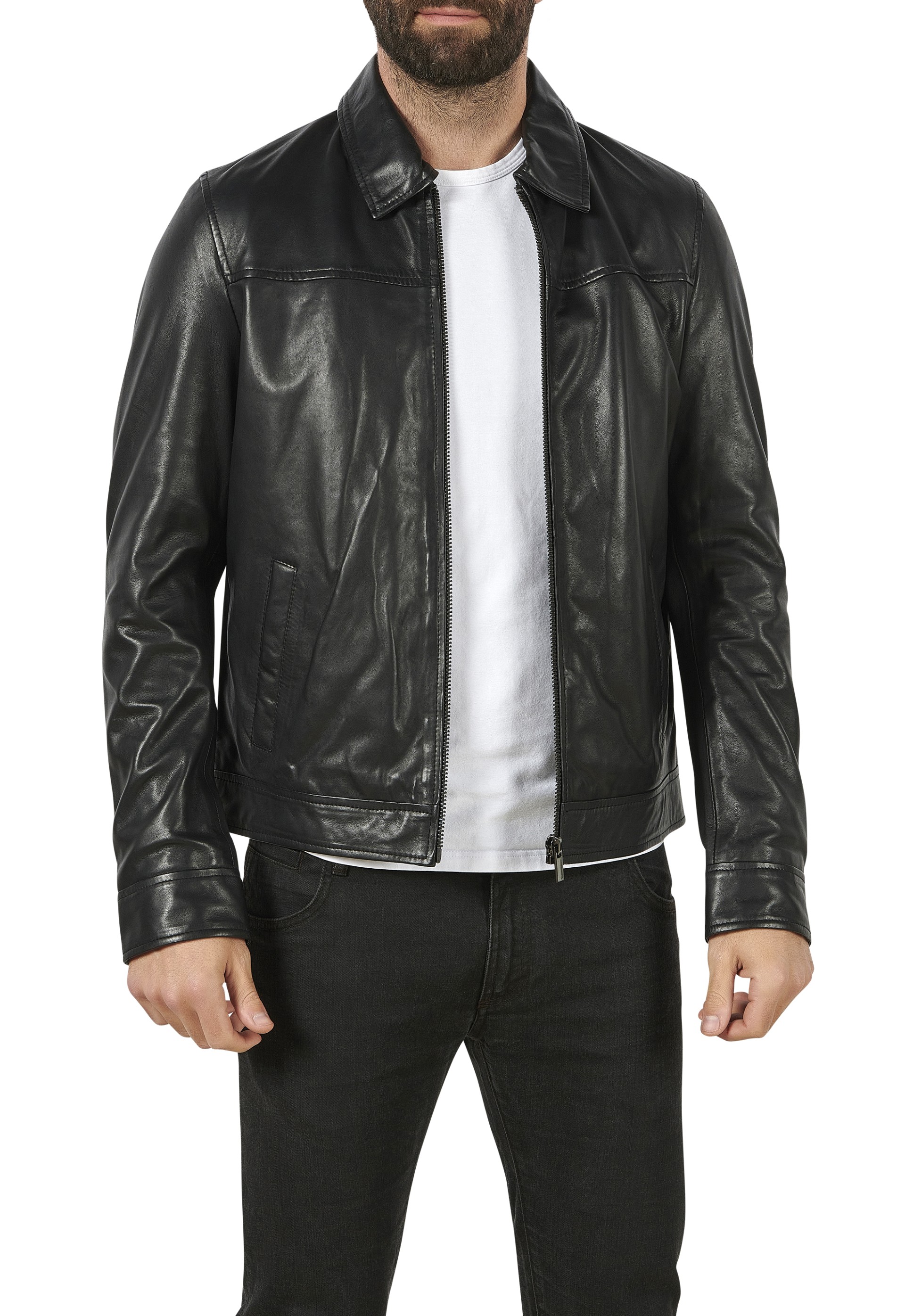 Blusão em pele Daniel