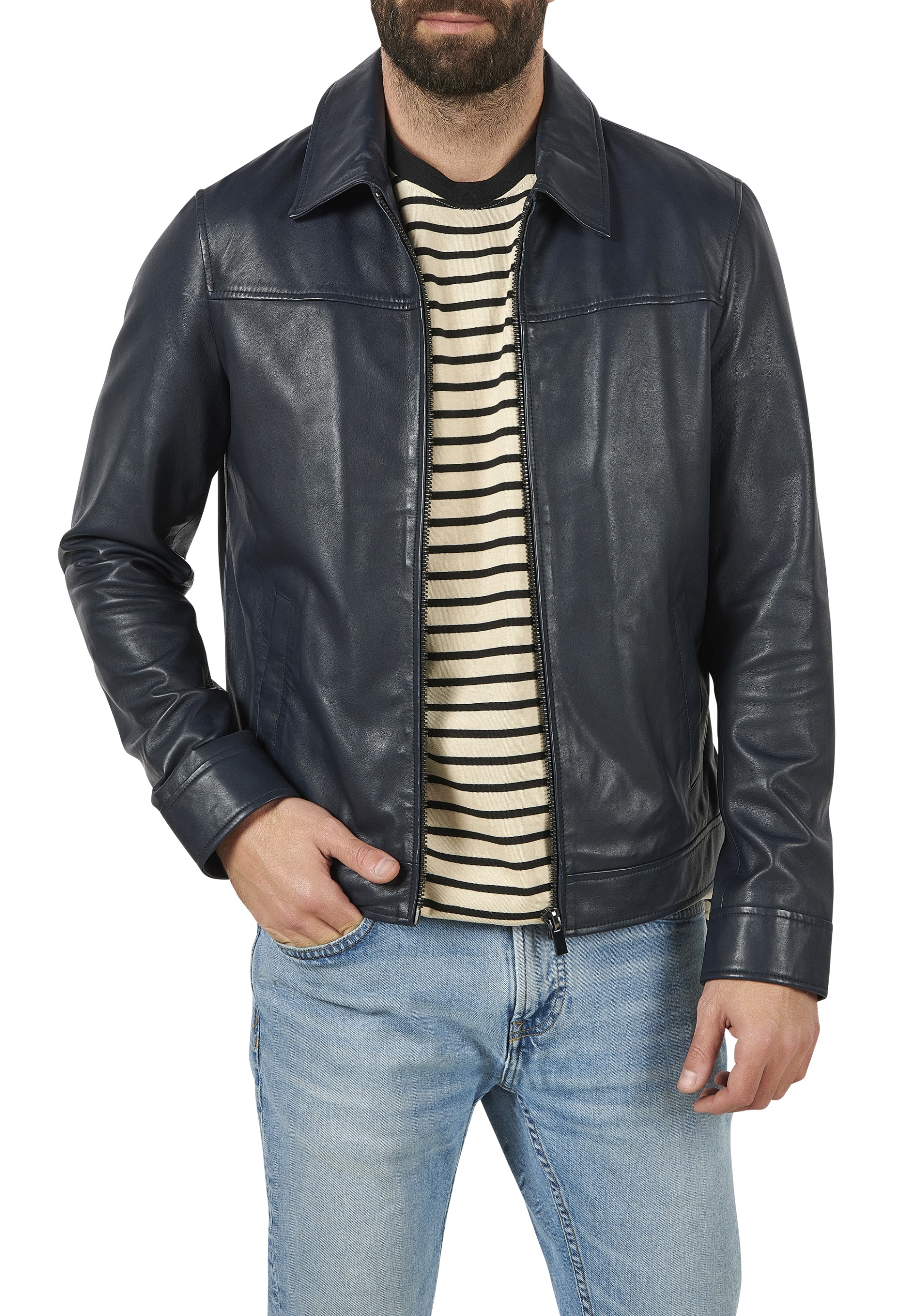 Blusão em pele Daniel