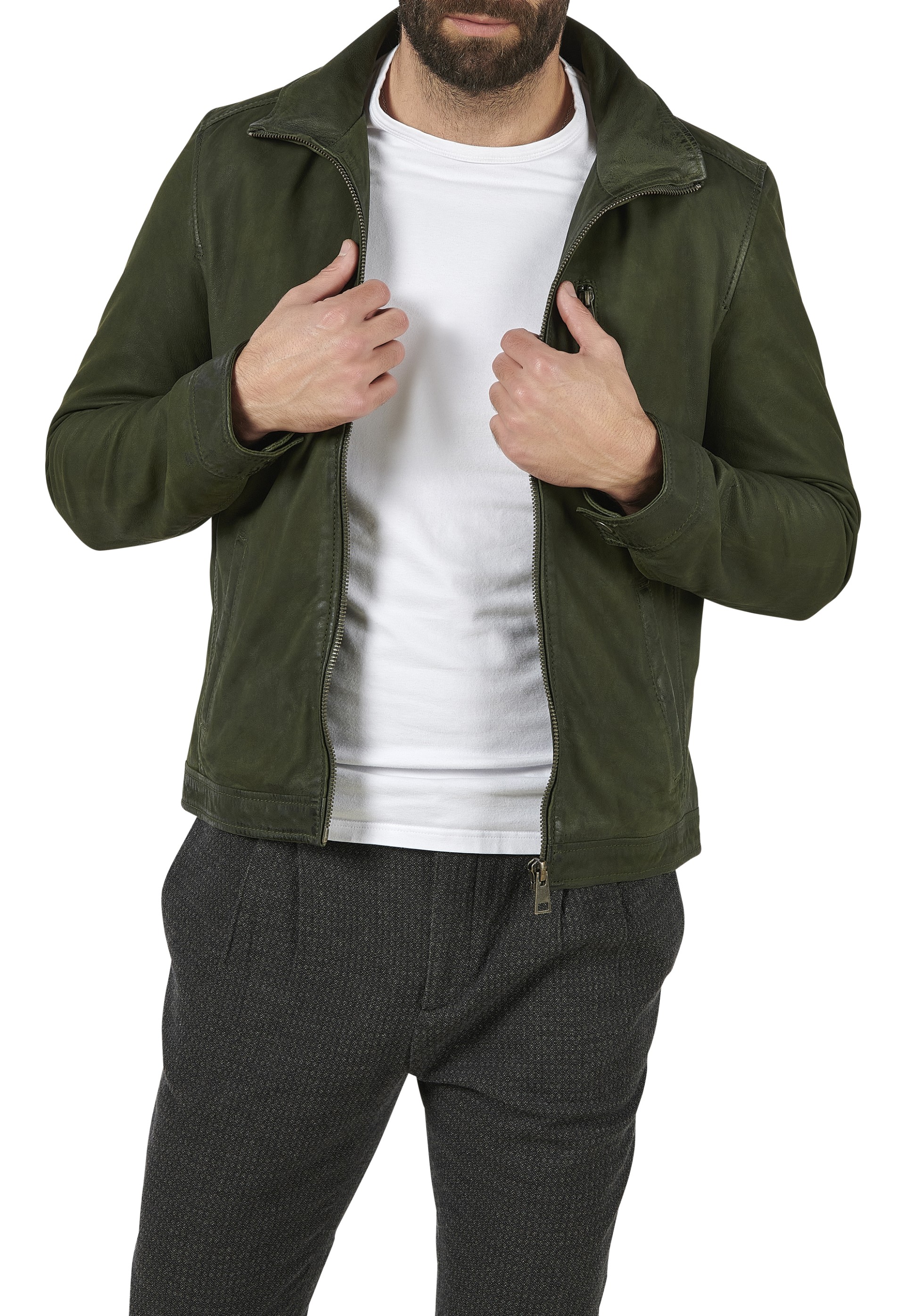 Blusão em pele Roberto