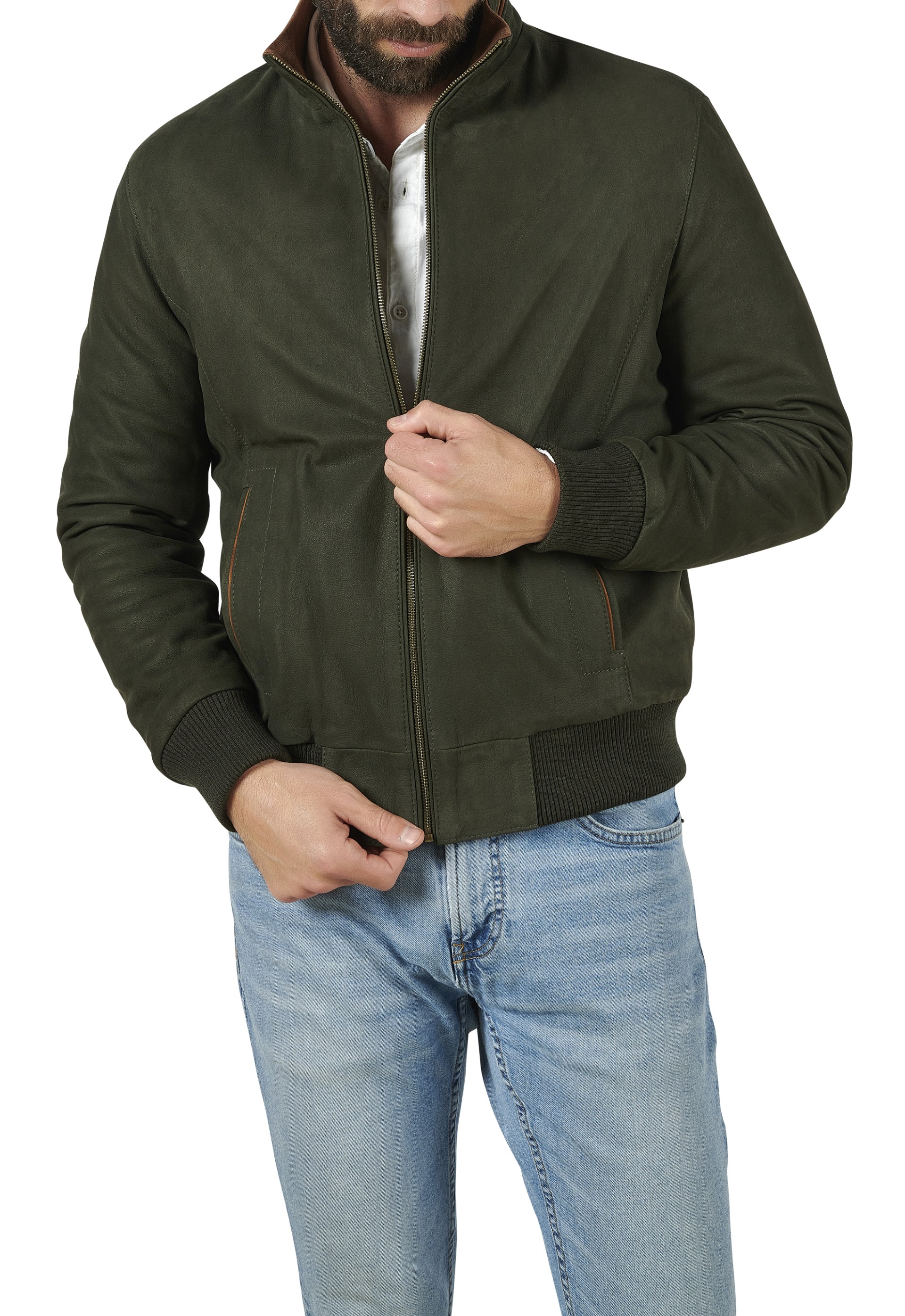 Blusão em pele Santiago