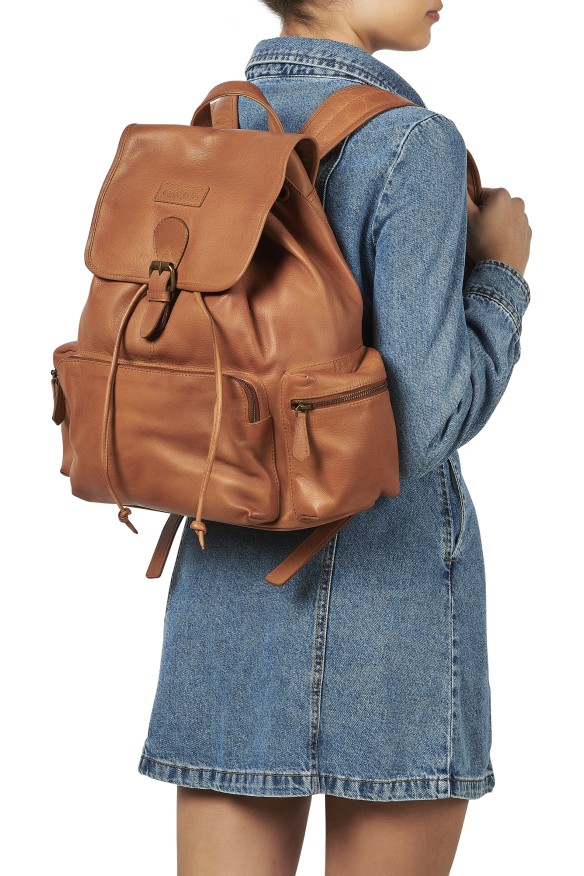 Mochila em pele Morgan