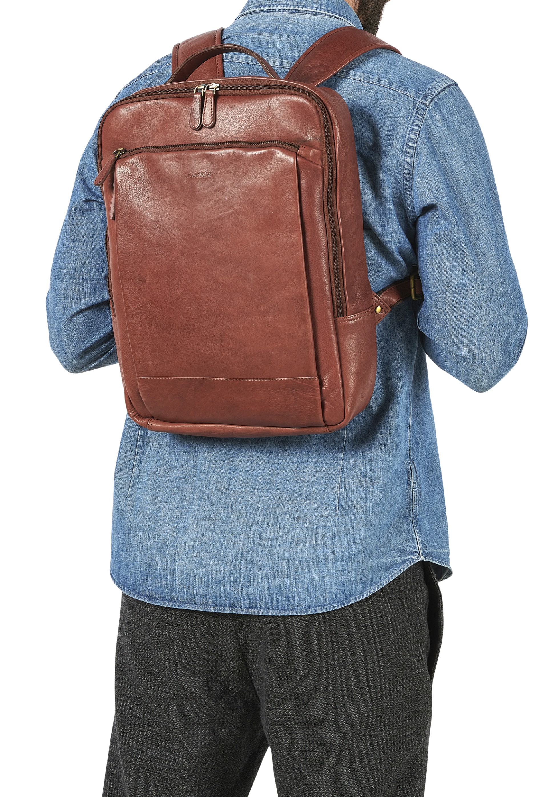 Mochila em pele Berlim