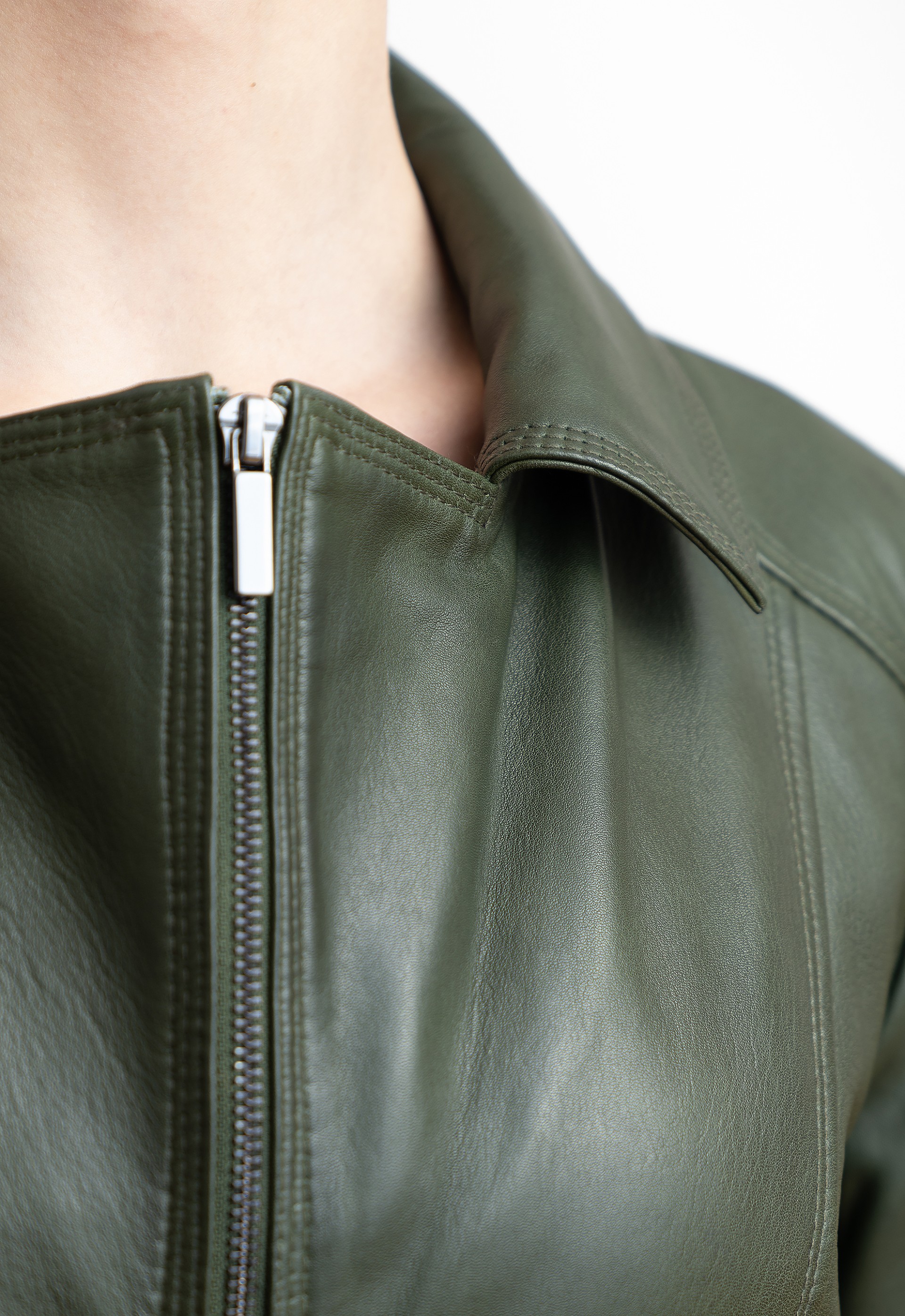 Casaco em pele Mirella