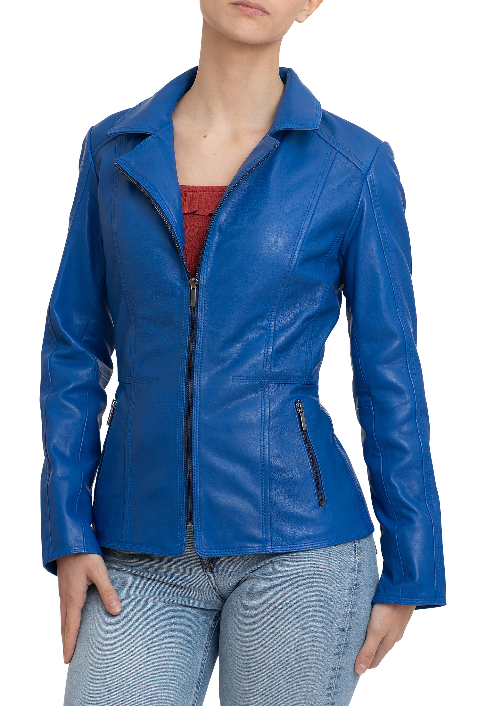 Casaco em pele Mirella