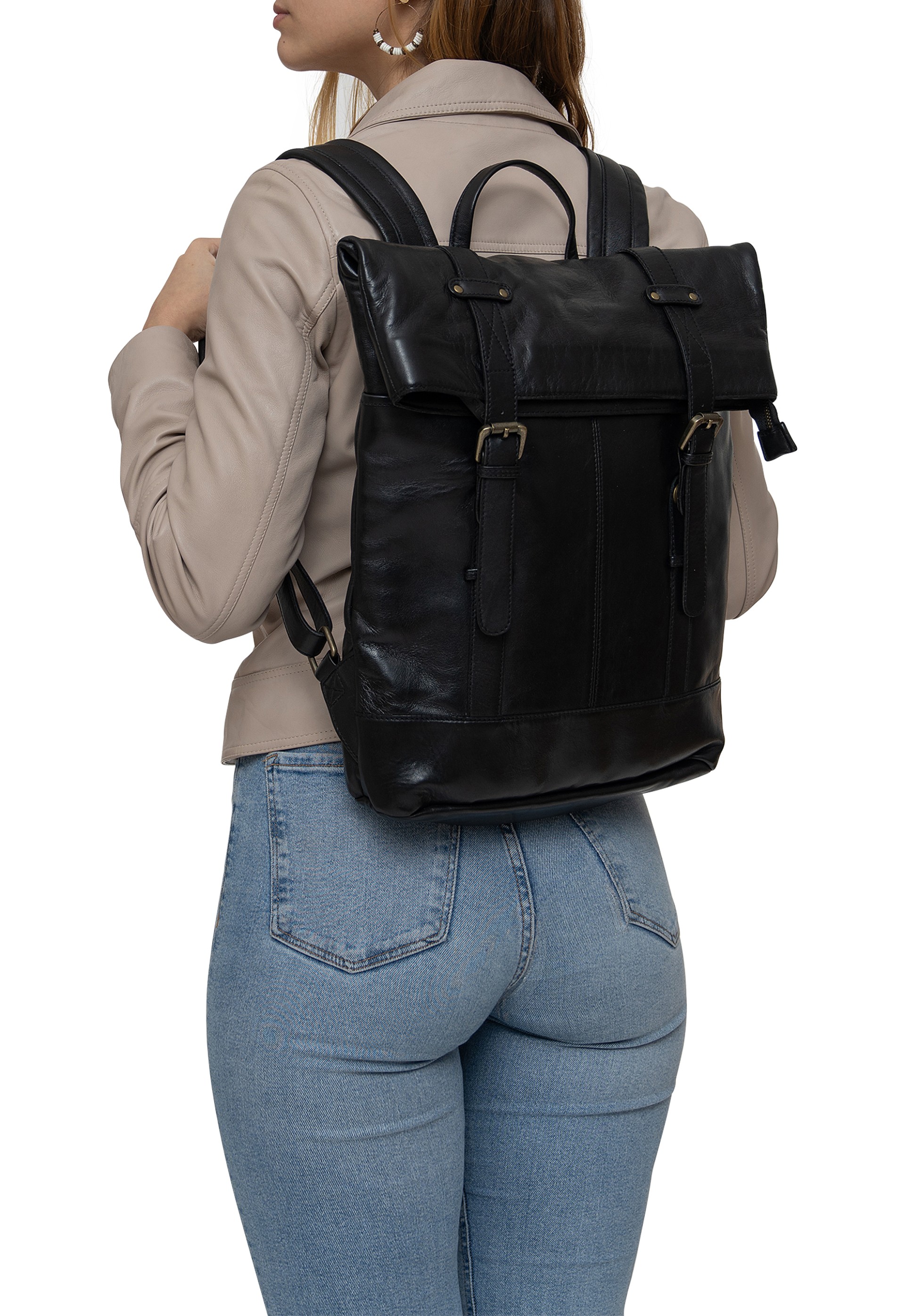 Mochile em pele Travel