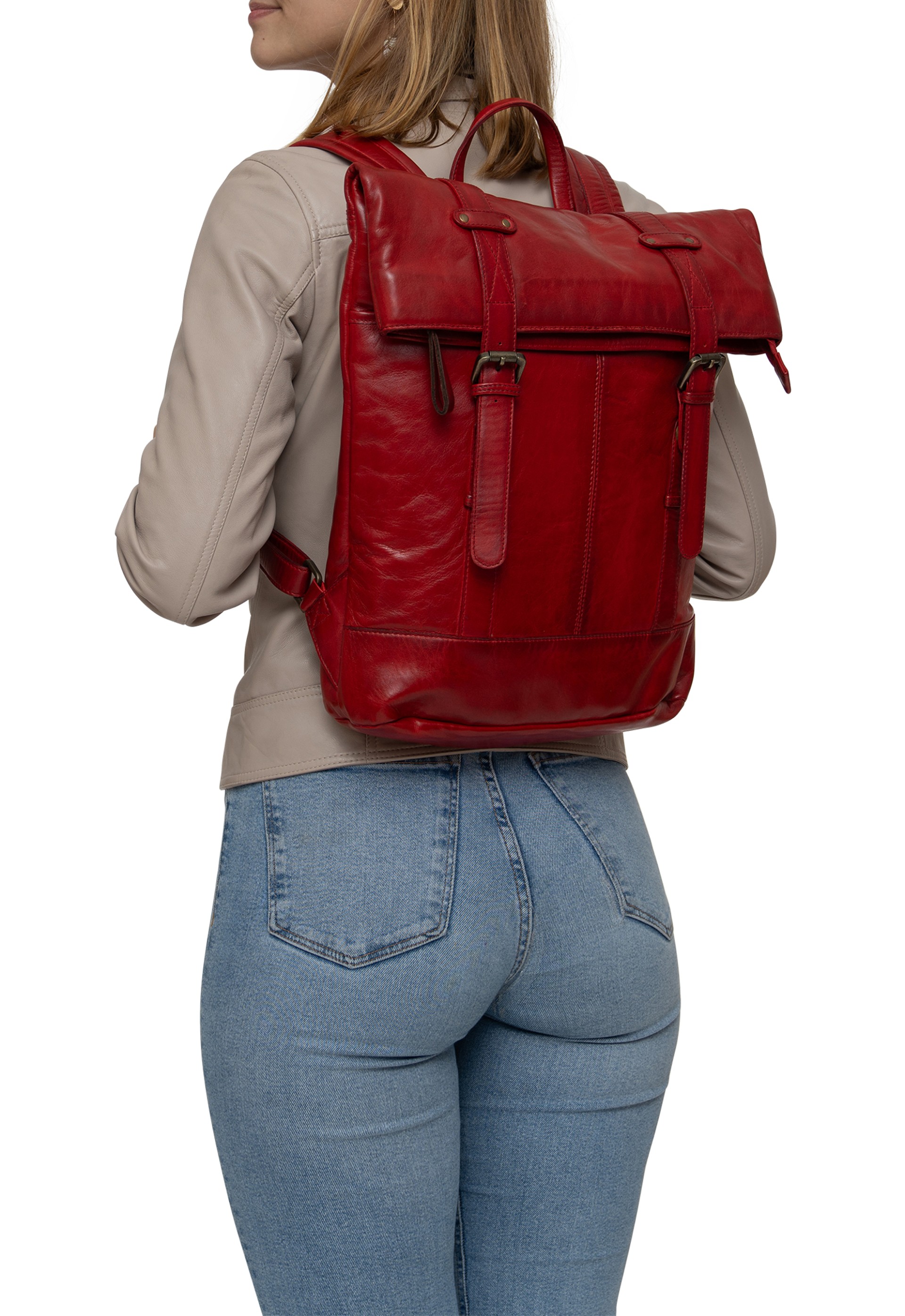 Mochile em pele Travel