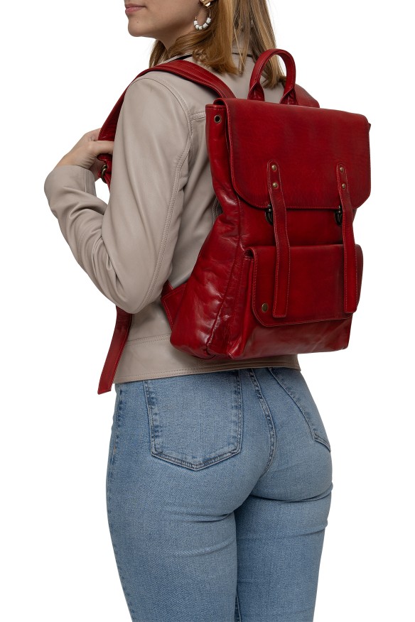 Mochila em pele 0SE039