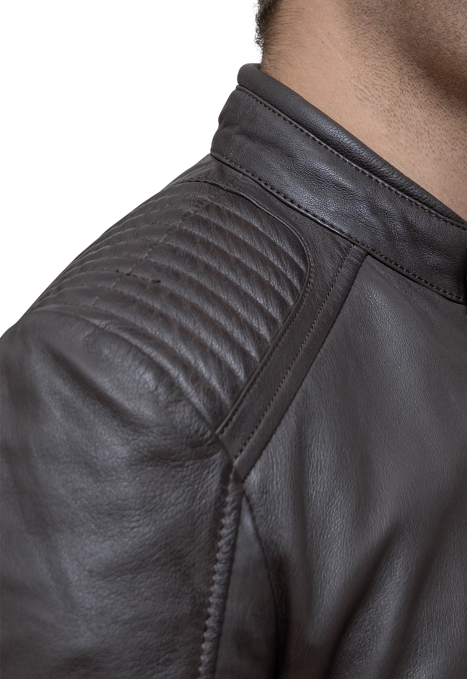 Blusão em pele Peter