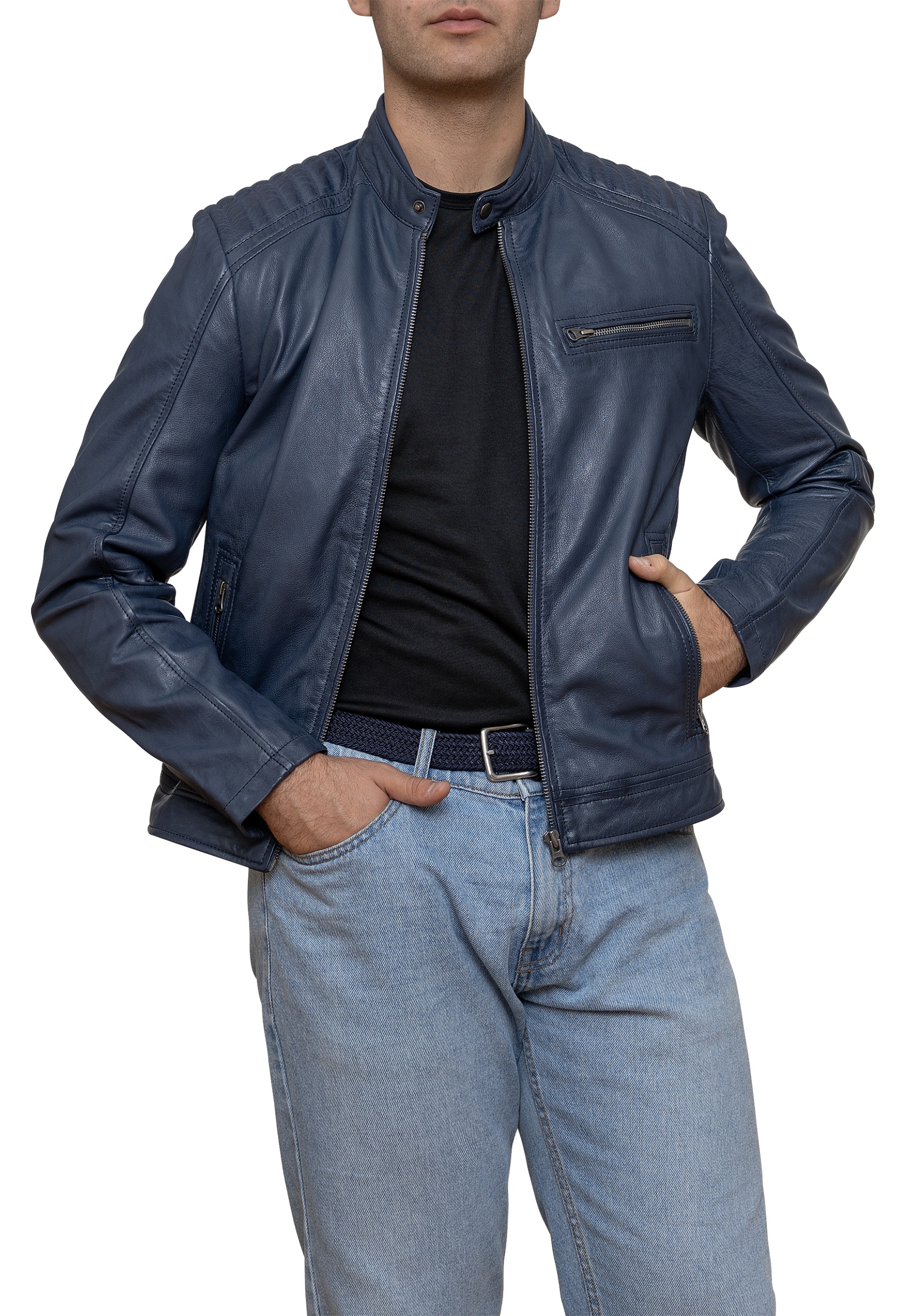 Blusão em pele Peter